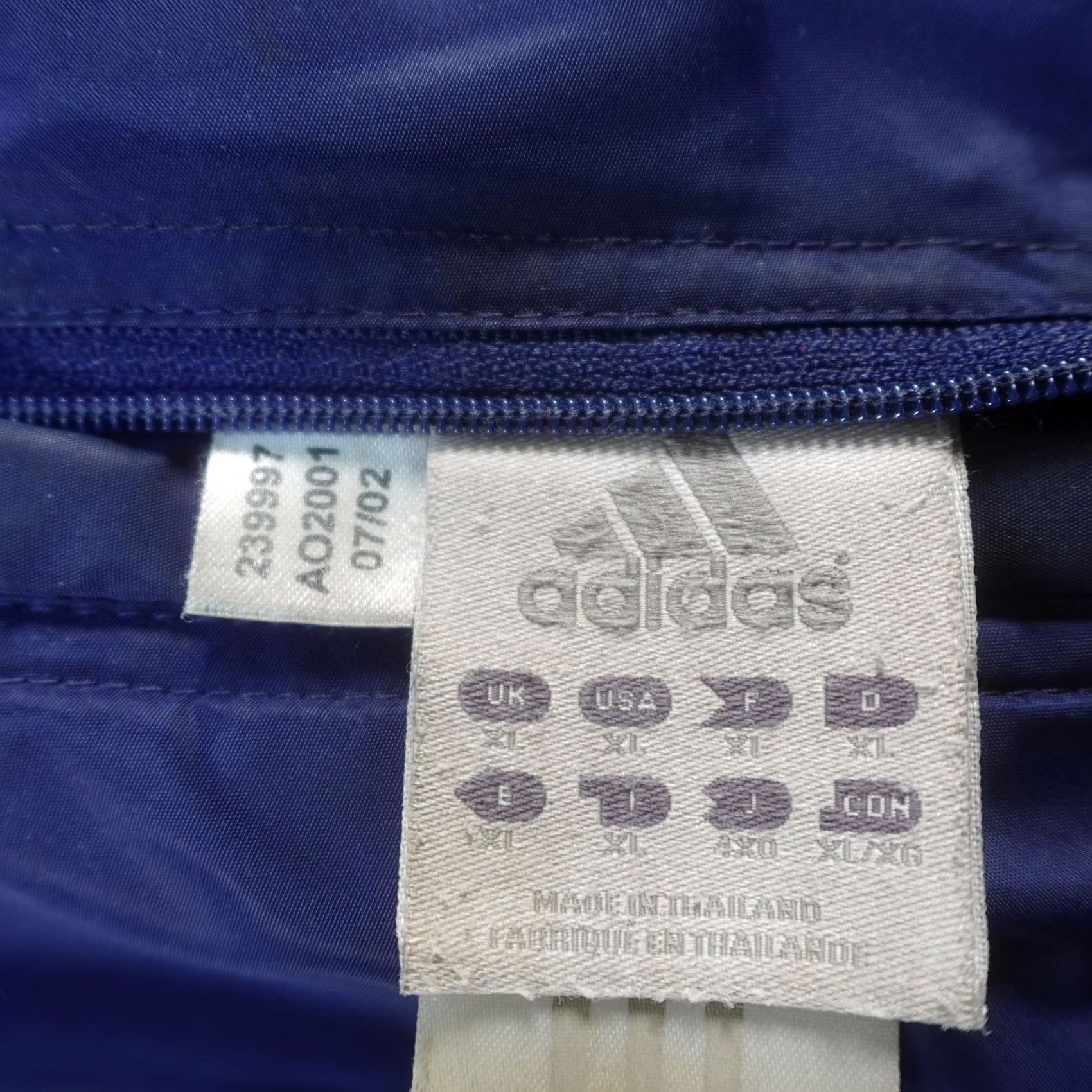 Adidas VINTAGE Adidas Jacket Mens XL Purple Gray Reversible Y2K Track Bomber Fleece Size US XL / EU 56 / 4 - 6 Thumbnail