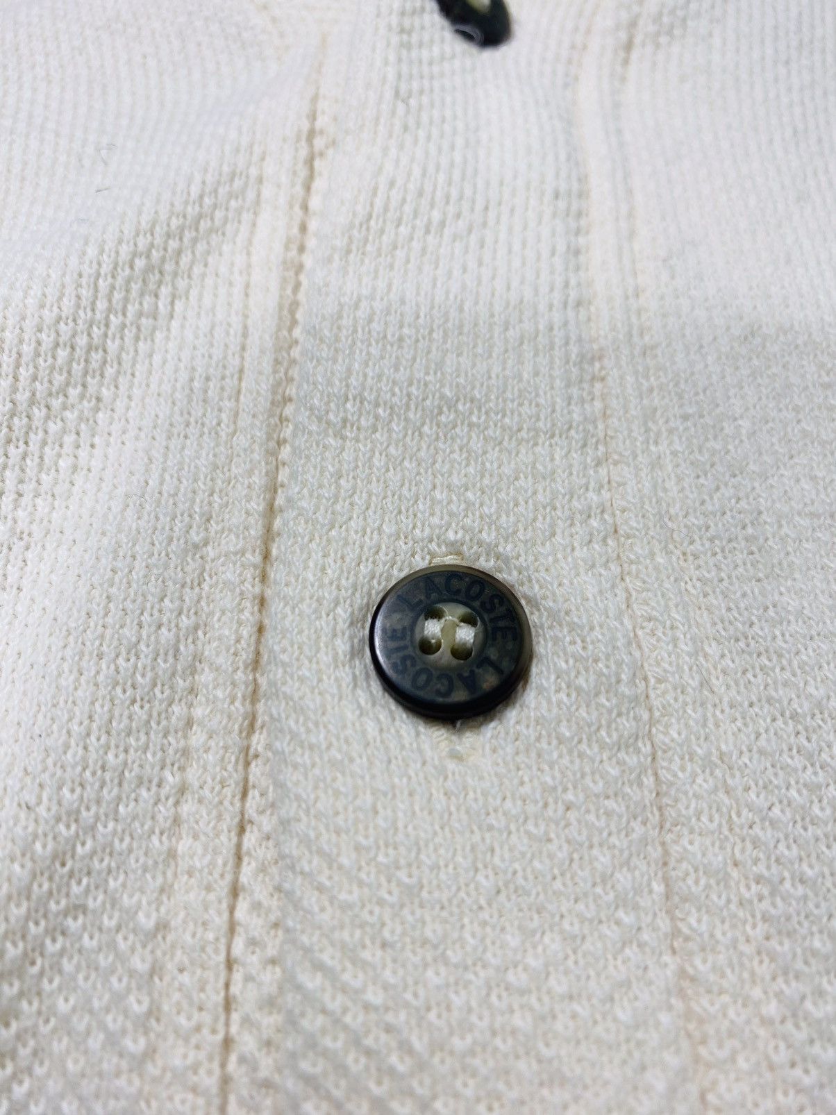 Lacoste × Vintage A09 Rare - Vintage Lacoste Club Heavy Cotton Cardigan Size US L / EU 52-54 / 3 - 10 Thumbnail