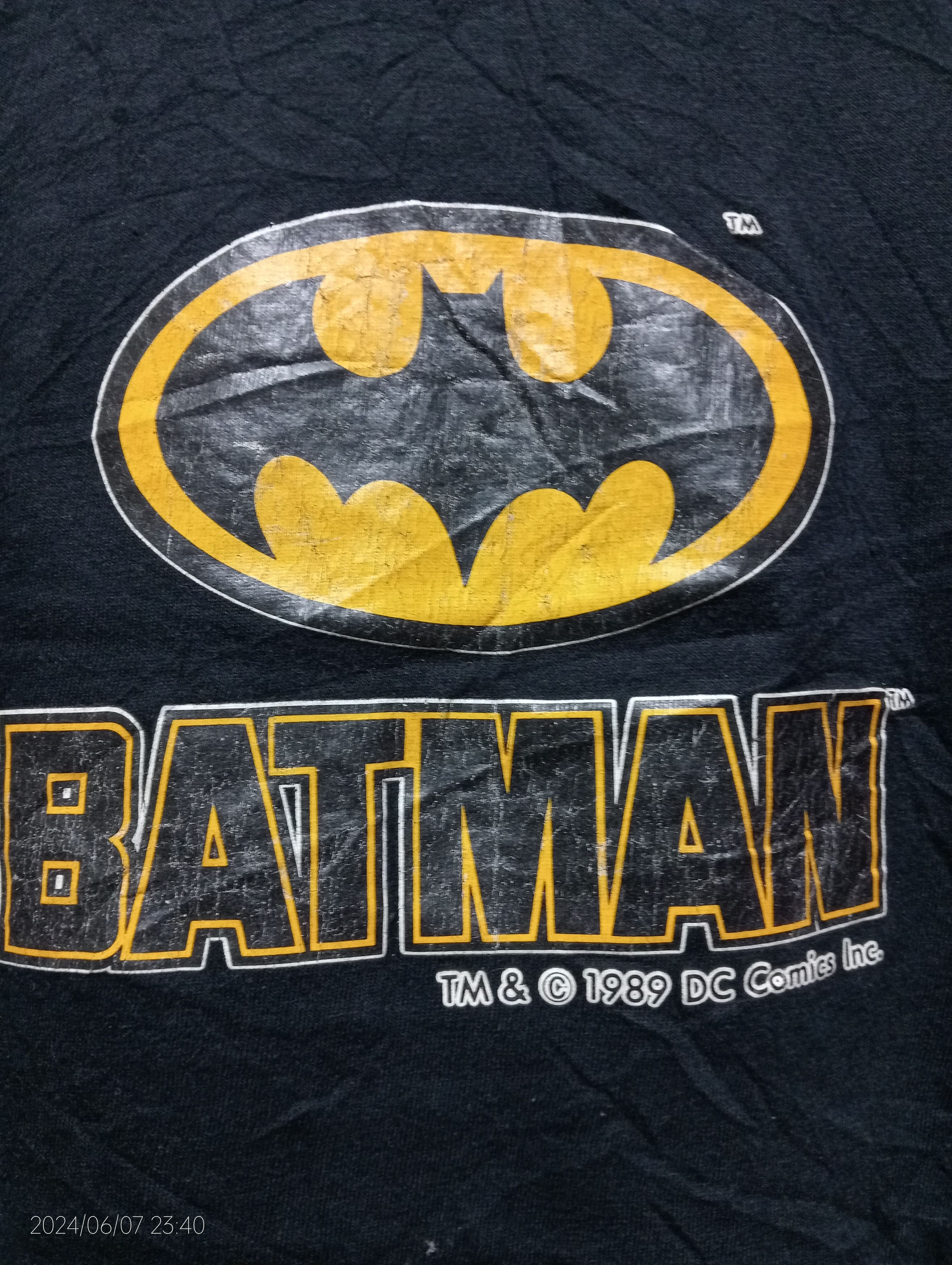 DC Comics Vintage '80s Single Stitch Batman DC Comics Inc Tee Size US M / EU 48-50 / 2 - 5 Thumbnail