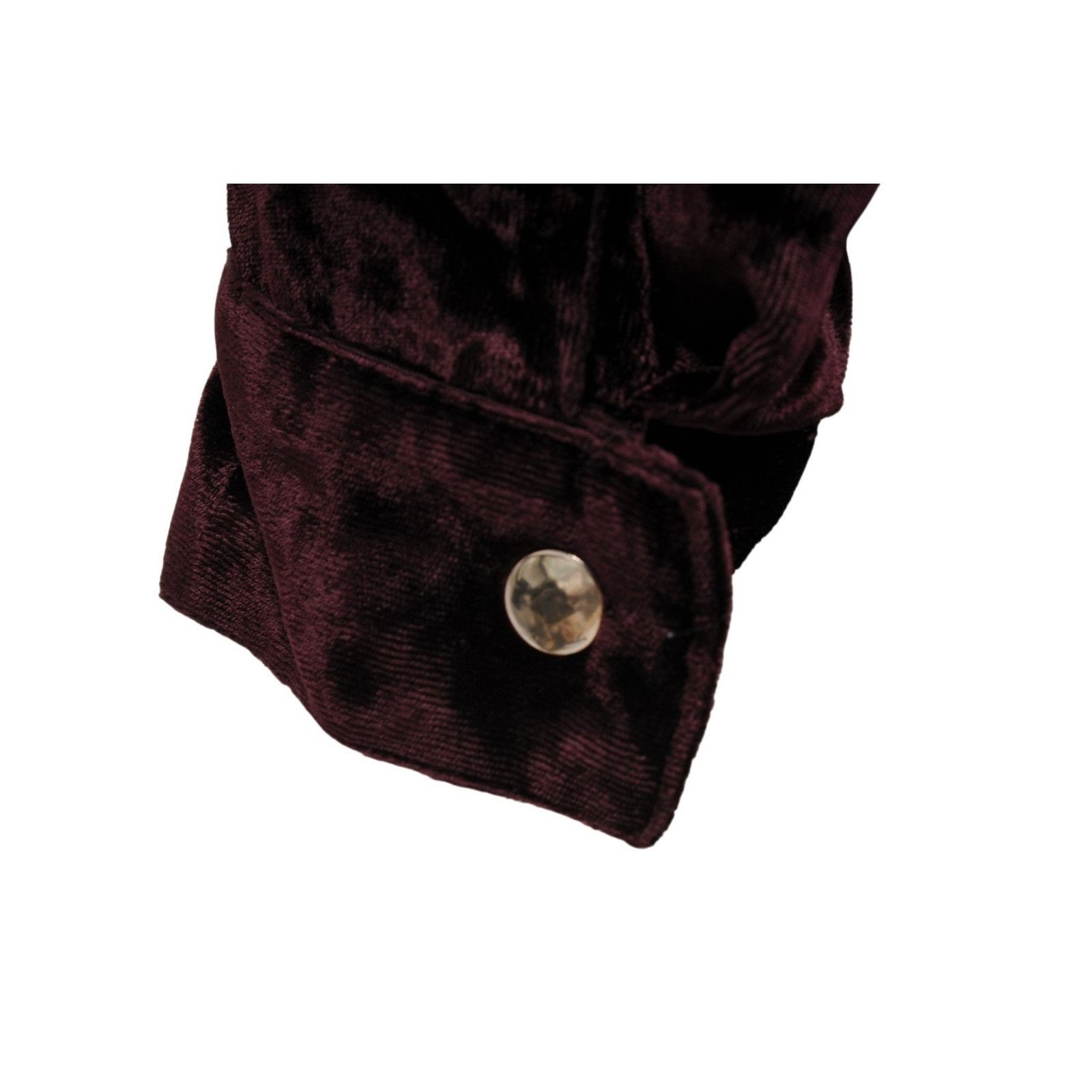 Enfants Riches Deprimes Zip Up Card Jacket Burgundy Velvet - 02692 Size US L / EU 52-54 / 3 - 5 Thumbnail