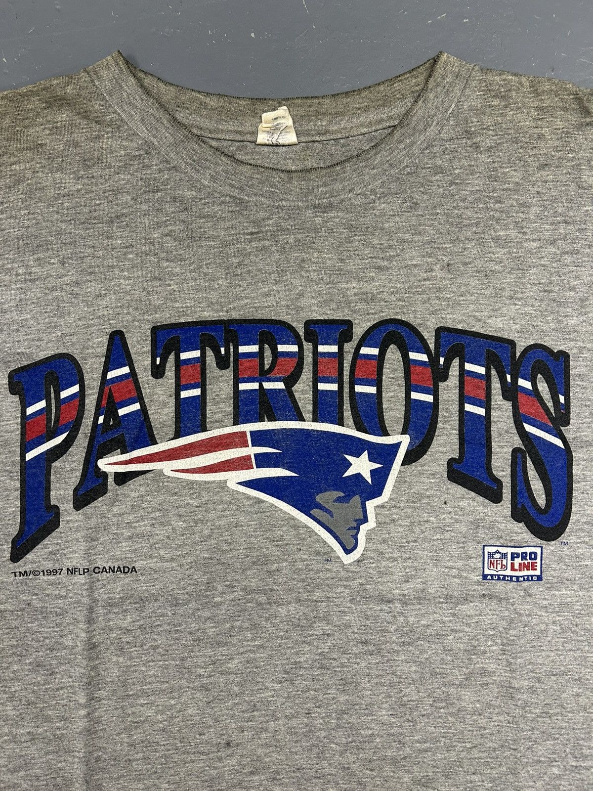 NFL Crazy Vintage 90s Essential Grey Patriots NFL Starter Shirt Size US L / EU 52-54 / 3 - 2 Thumbnail