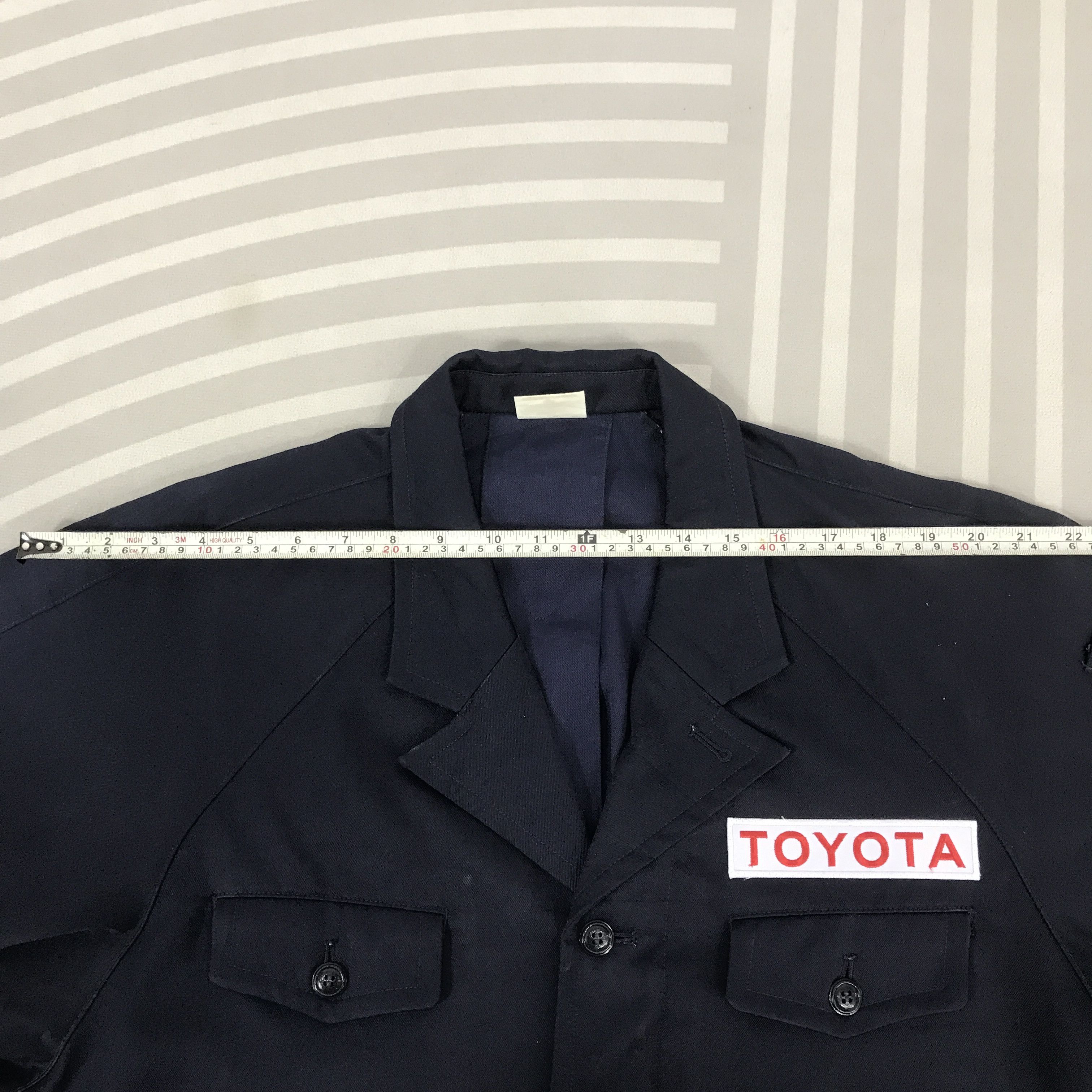 Japanese Brand Vintage Toyota racing Navy Jacket K72B13 Size US L / EU 52-54 / 3 - 6 Thumbnail