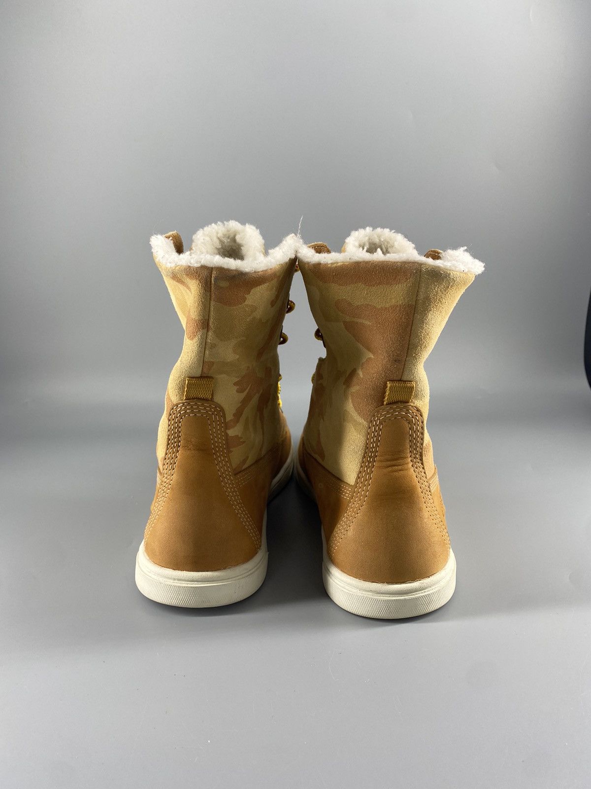 Timberland TIMBERLAND HI TOP BROWN SUEDE LIMITED EDITION CAMO BOOTS 38 Size US 5.5 / EU 38 - 5 Thumbnail