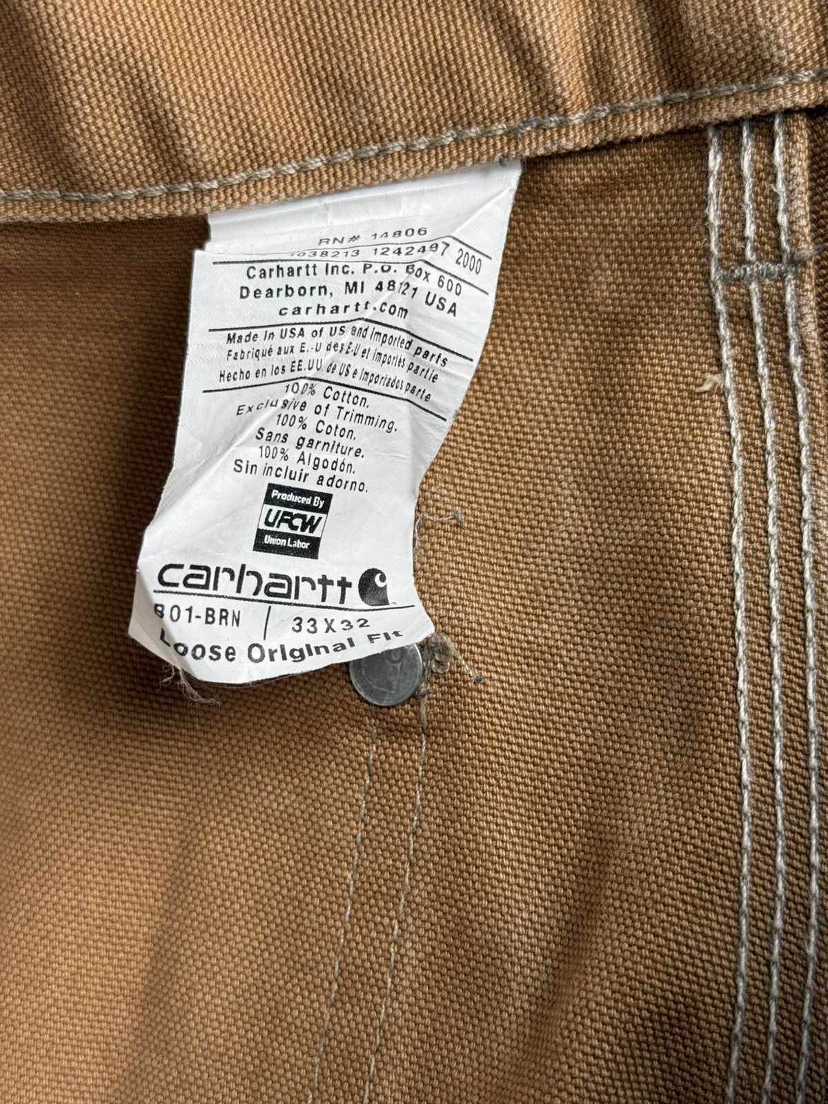 Carhartt Vintage Carhartt Pants Size US 33 - 9 Thumbnail