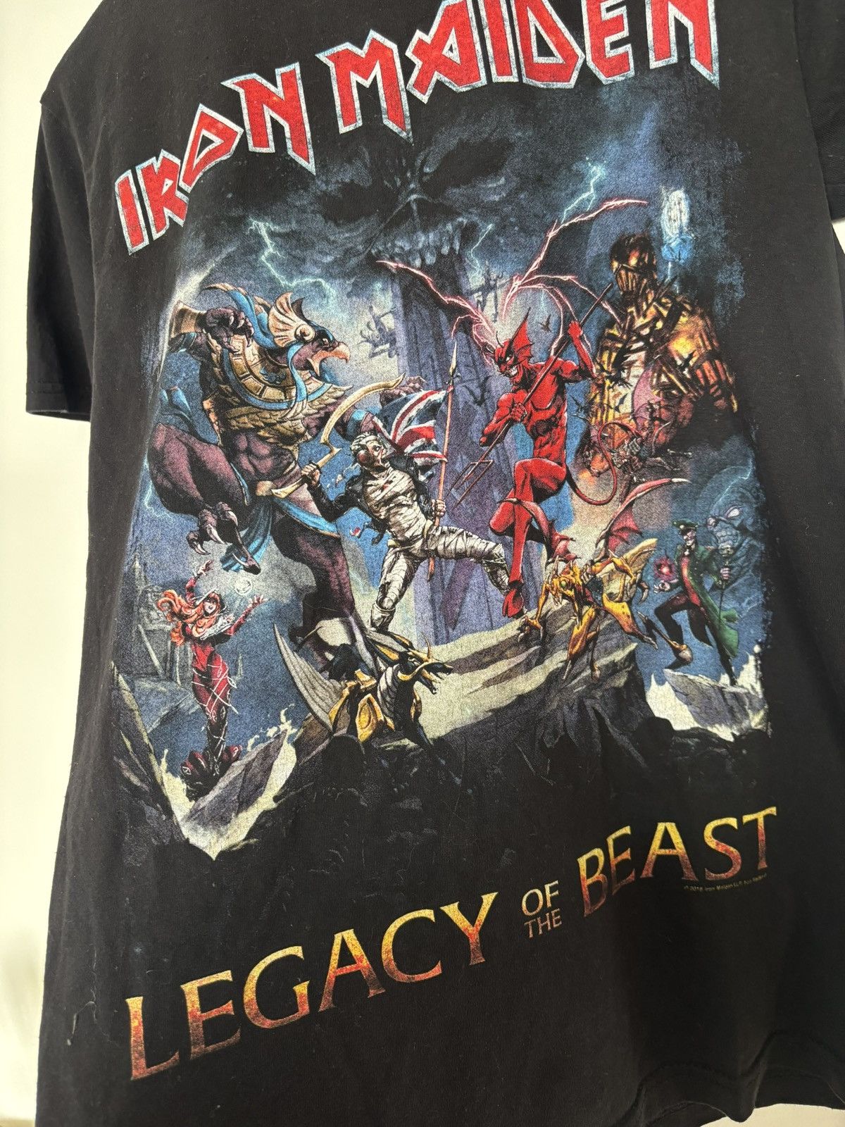Iron Maiden Iron Maiden Legacy of the Beast Graphic Band T Shirt Black S Size US S / EU 44-46 / 1 - 4 Thumbnail