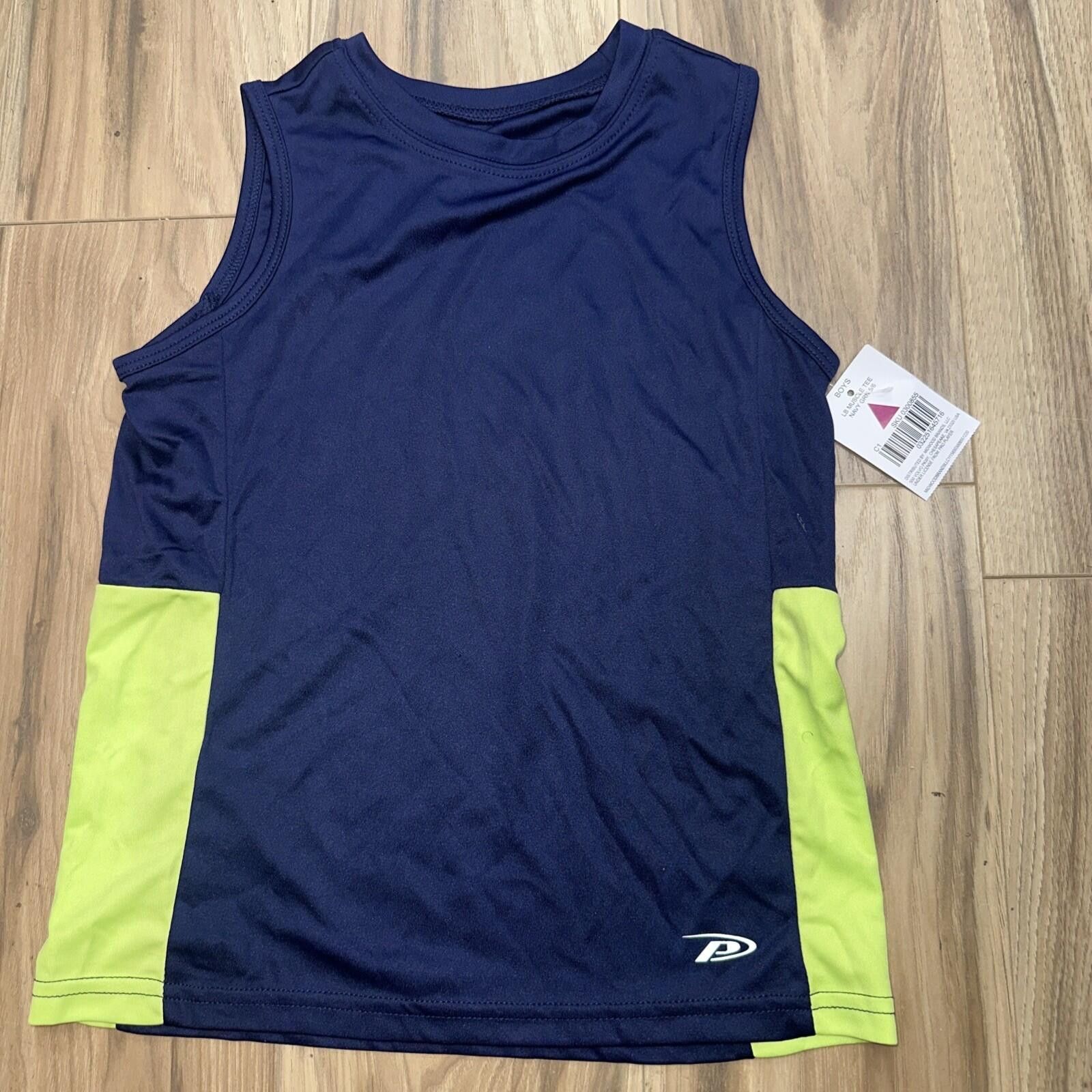 Pro Player Pro Player LB Muscle Tee Navy Green Size 5/6 Boys Size US XXS / EU 40 - 1 Thumbnail