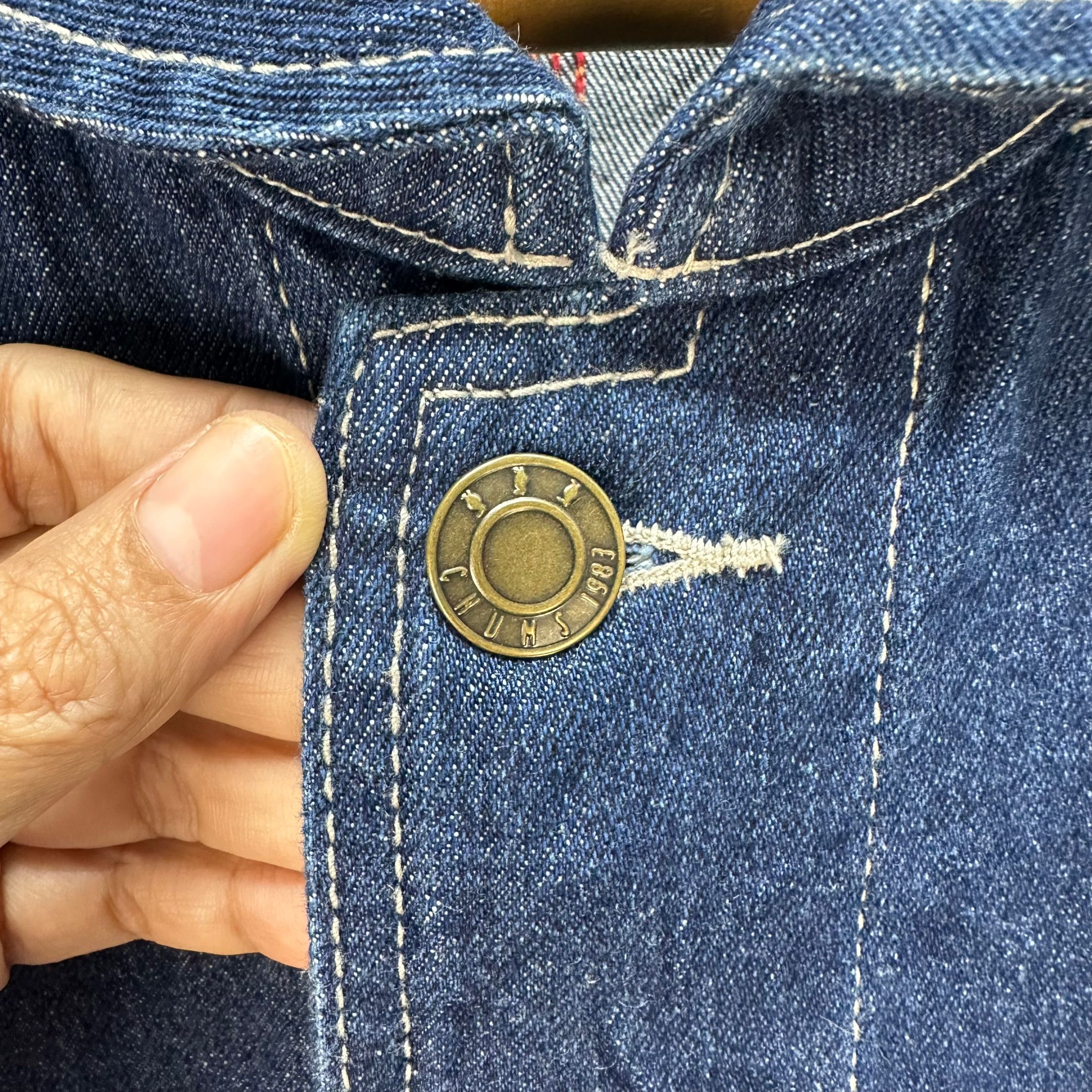 Chums CHUMS DENIM WORK CHORE JACKET #7693-165 Size US L / EU 52-54 / 3 - 7 Thumbnail