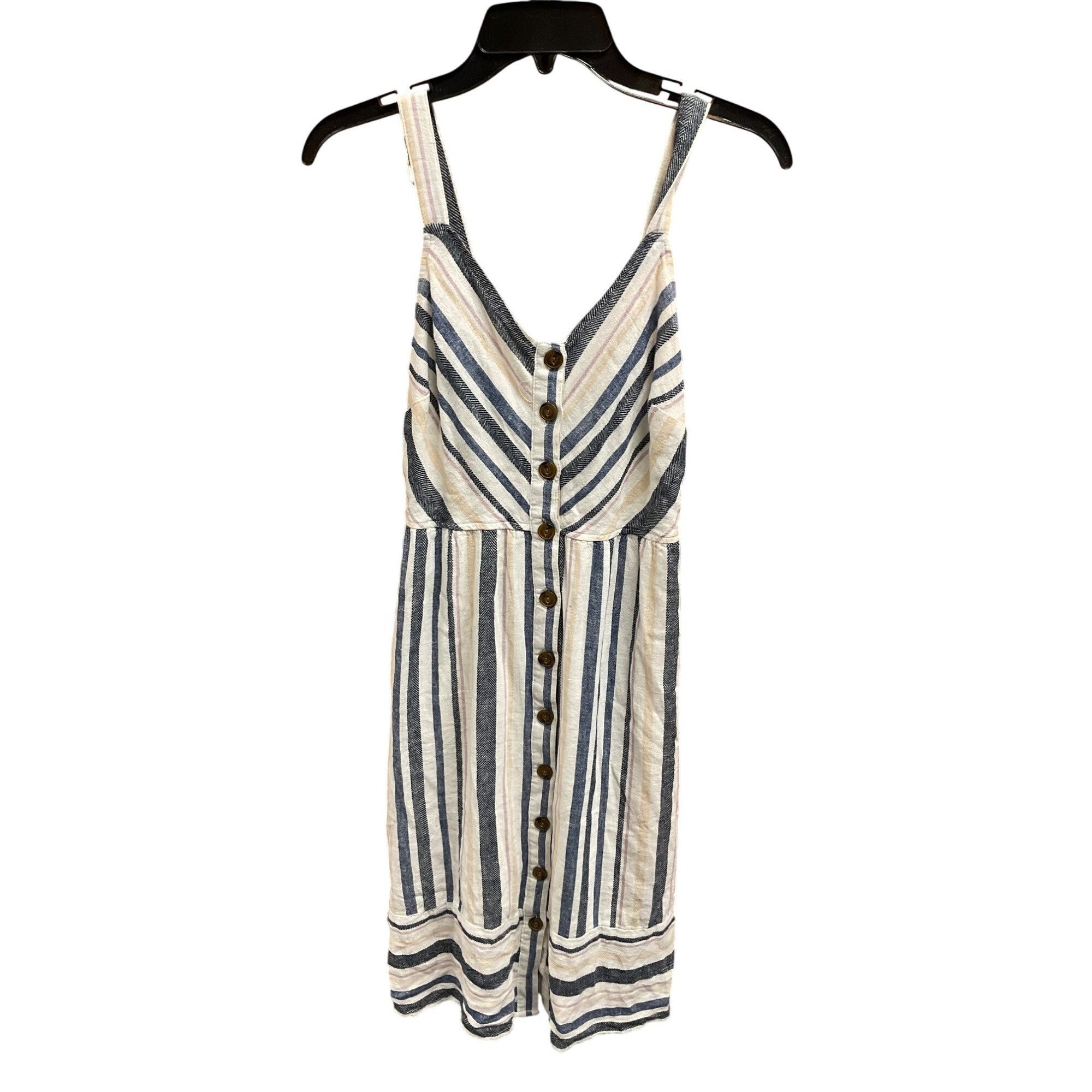 Other Women's Striped Sleeveless Button-Front Sun Dress - Universa Size XS / US 0-2 / IT 36-38 - 3 Thumbnail