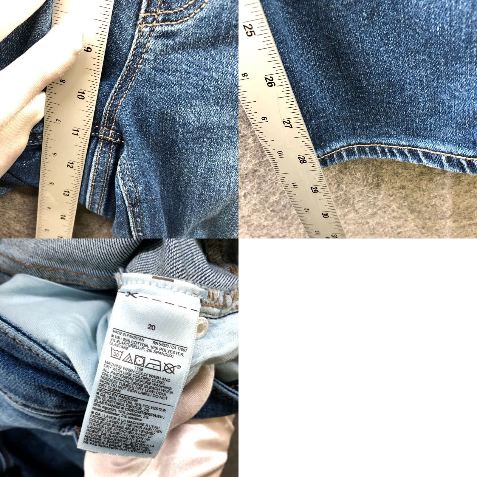 Old Navy Old Navy Jeans Womens 20 Blue Stretch High Rise Rockstar Super Skinny Size 42" / US 20 - 8 Thumbnail