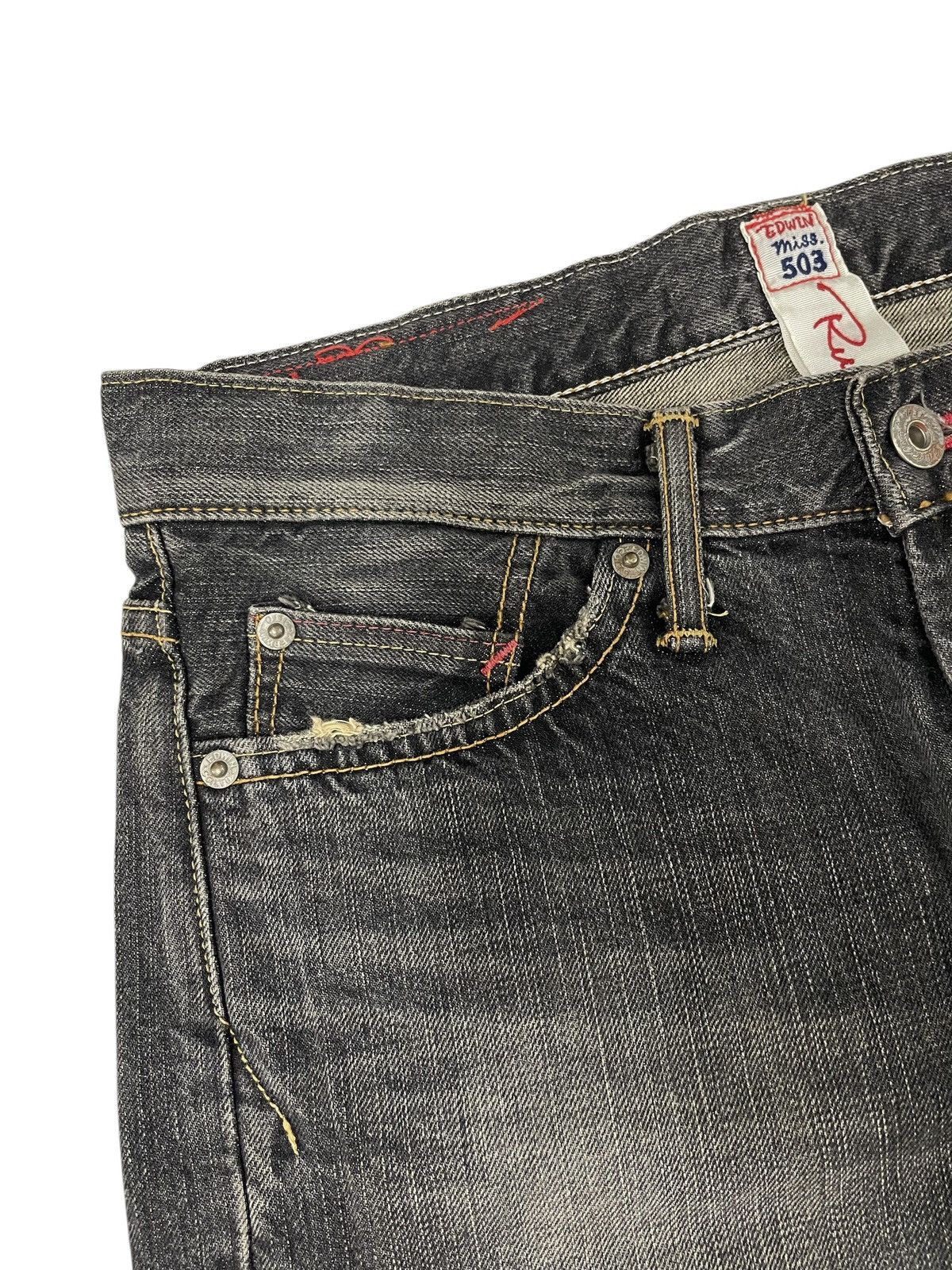 Hysteric Glamour Edwin Rude 503 Japan Flare Jeans Size US 30 / EU 46 - 4 Thumbnail