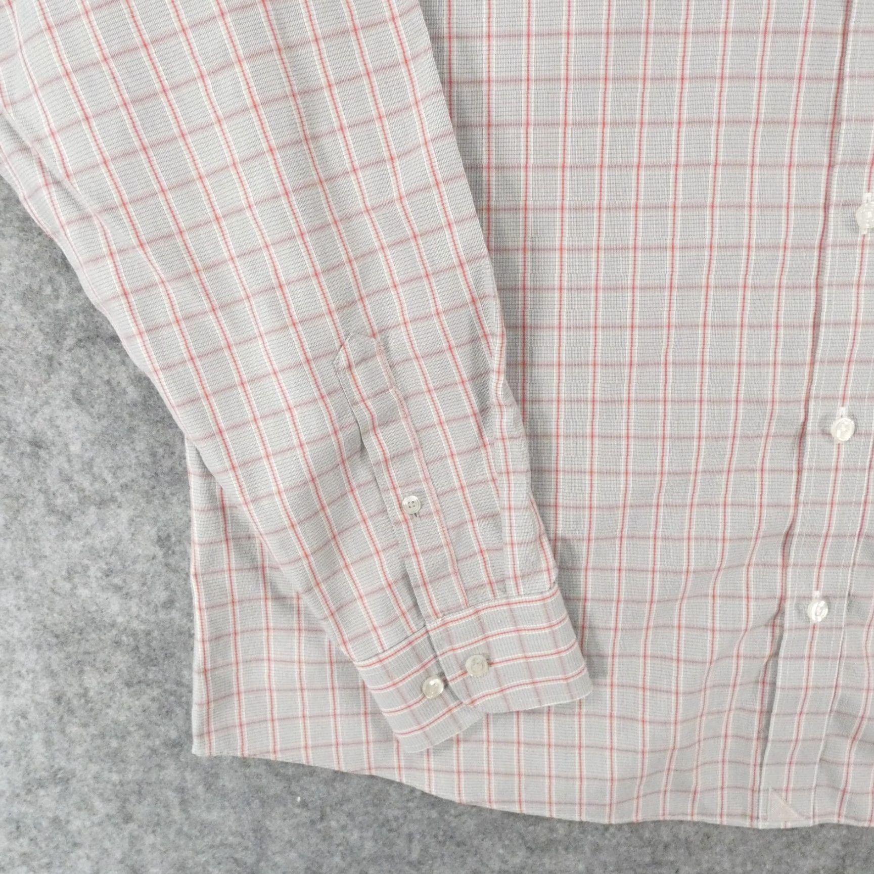 UNTUCKit UNTUCKit Shirt Mens 2XL Long Sleeve Button-Up Gray Plaid Size US XXL / EU 58 / 5 - 4 Thumbnail