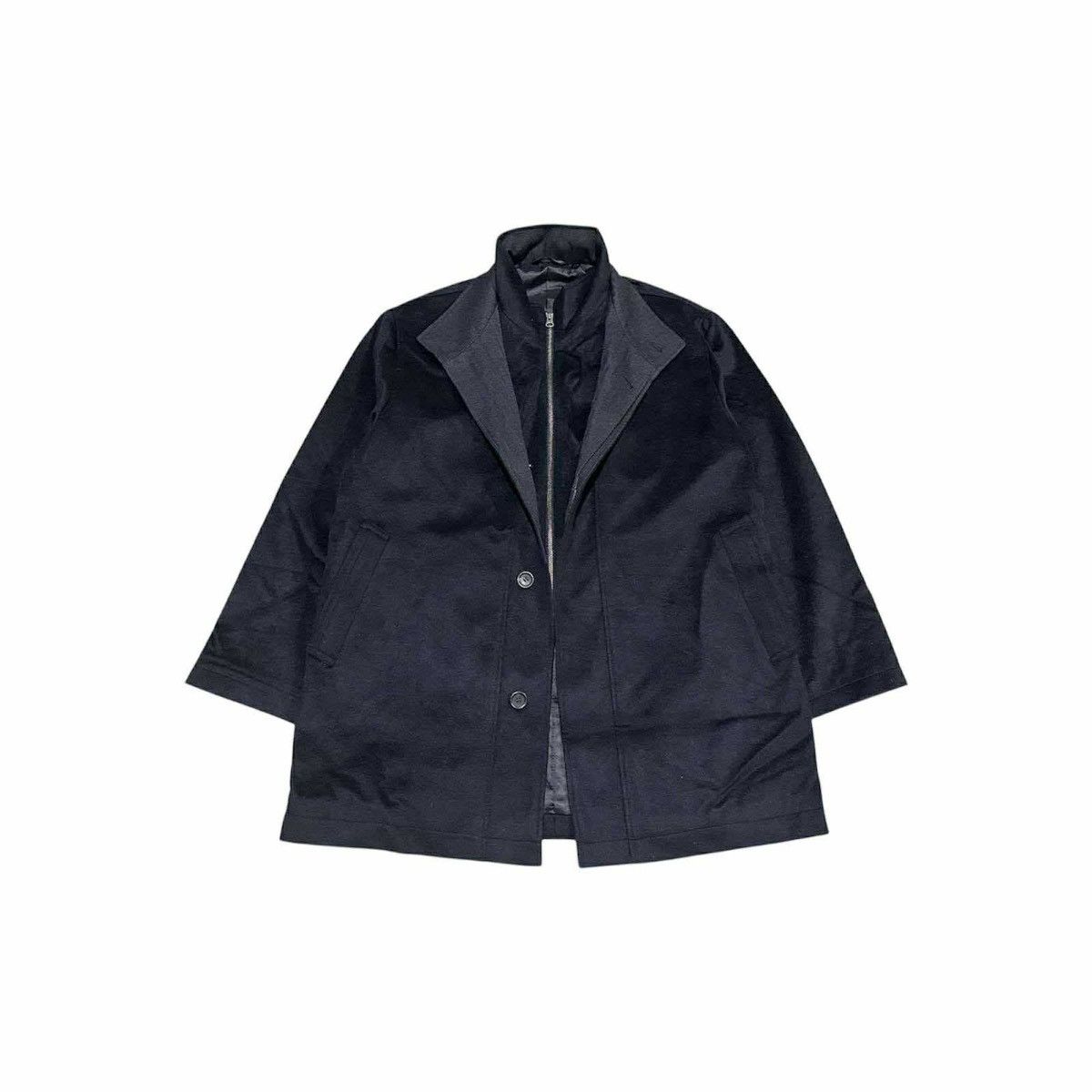 Japanese Brand 🔥Japanese Northman Collection Double Layer Wool Formal Coat Size US XL / EU 56 / 4 - 2 Thumbnail