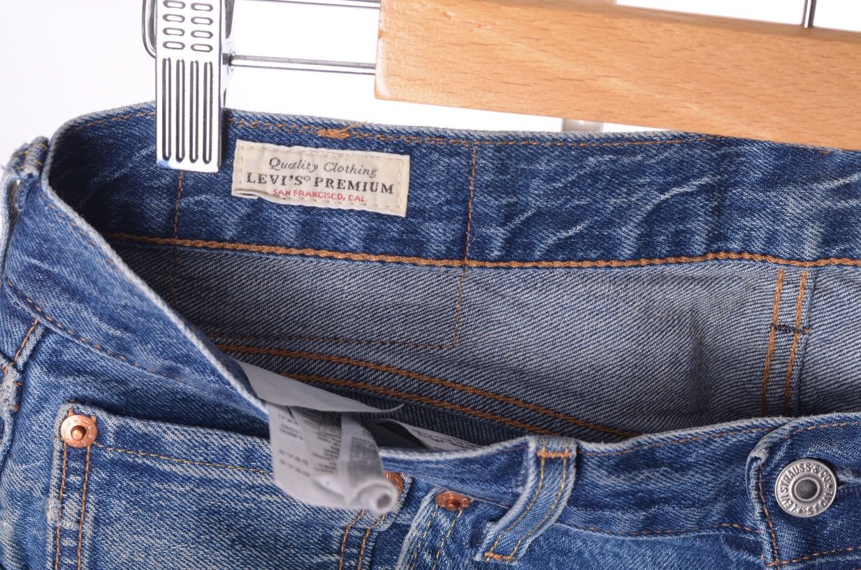 Levi's × Vintage LEVIS PREMIUM BIG E 501 FADED DENIM JEANS fits w33 Size US 32 / EU 48 - 4 Thumbnail