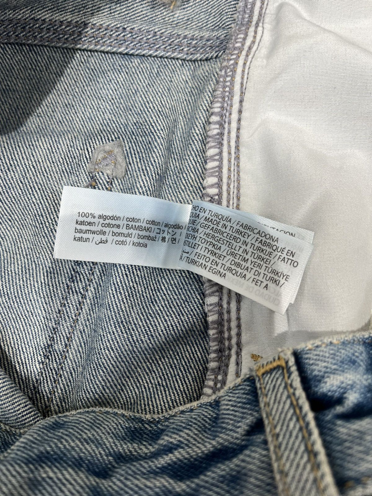 Bershka Bershka Denim Shorts Blue Size US 34 / EU 50 - 6 Thumbnail