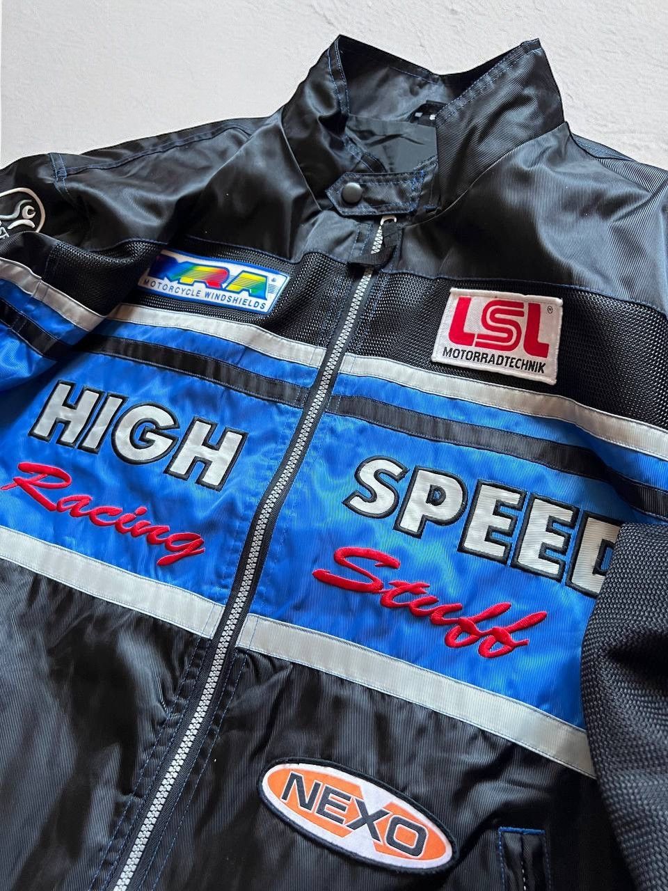 Japanese Brand × Vintage VINTAGE RACING JACKET HIGH SPEED MOTOBIKE PROTECTIVE ARMOR Size US L / EU 52-54 / 3 - 5 Thumbnail