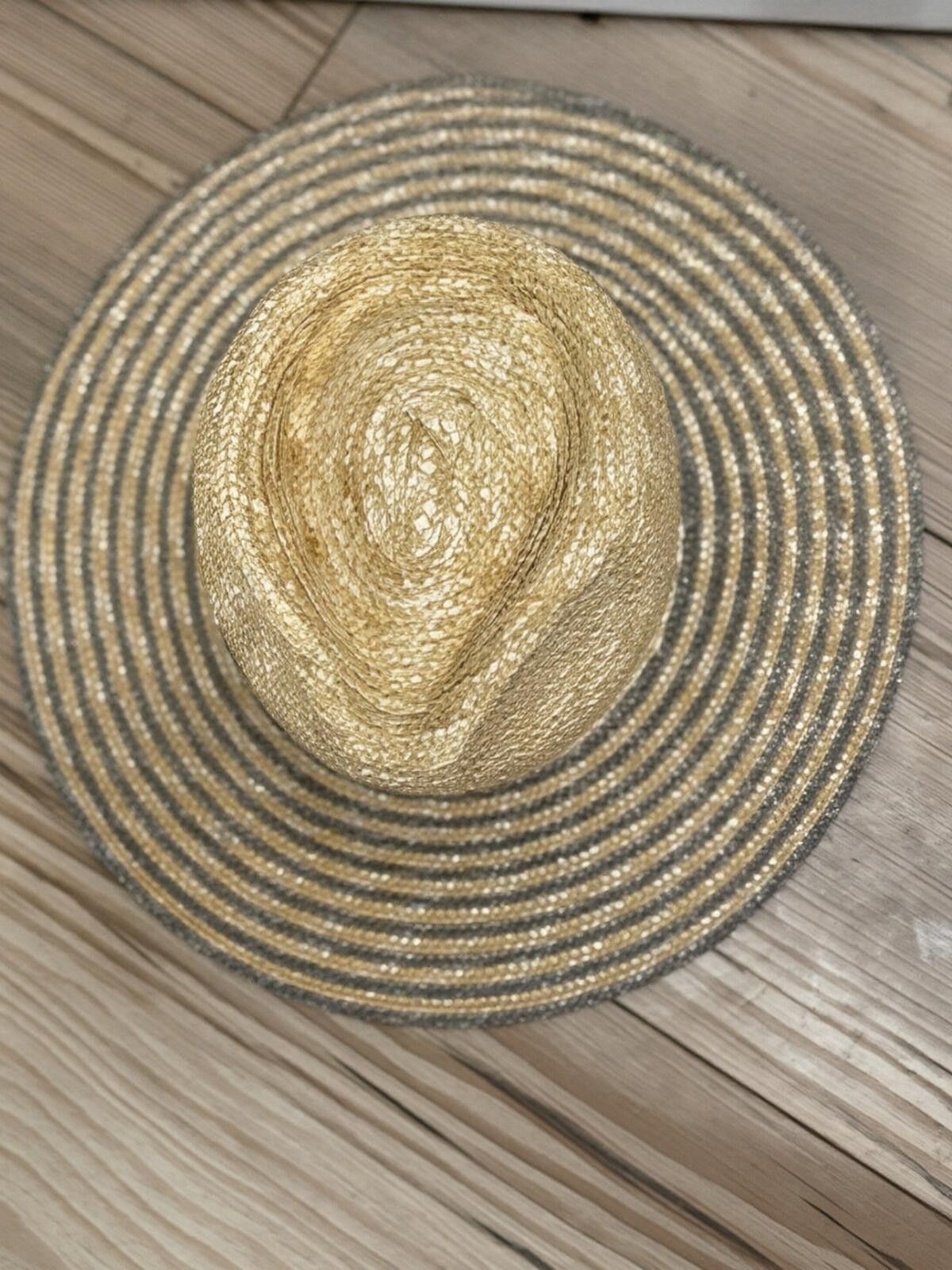 Brixton Brixton Woven Straw Fedora Hat - Yellow & Brown Size ONE SIZE - 2 Thumbnail
