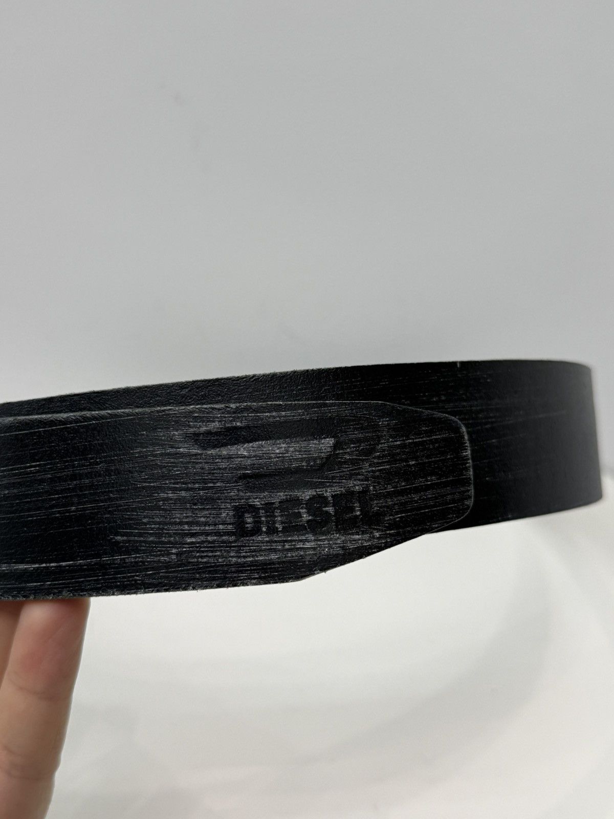 Diesel Vintage Y2K Diesel Painted Margiela Style Belt Size 30 - 3 Thumbnail