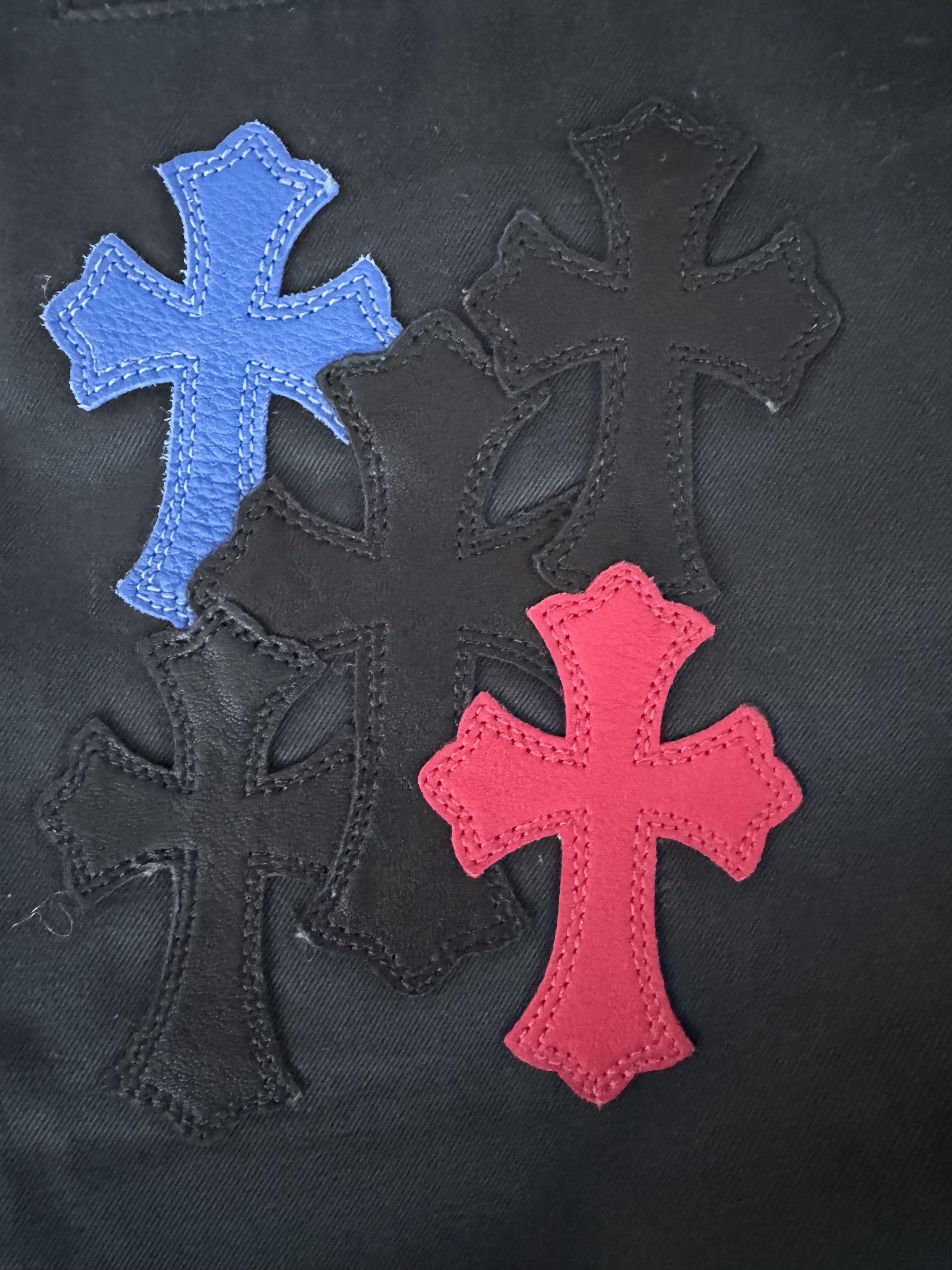 Chrome Hearts Chrome Hearts Multicolor cross patch chino Spiderman pants Size US 32 / EU 48 - 4 Thumbnail