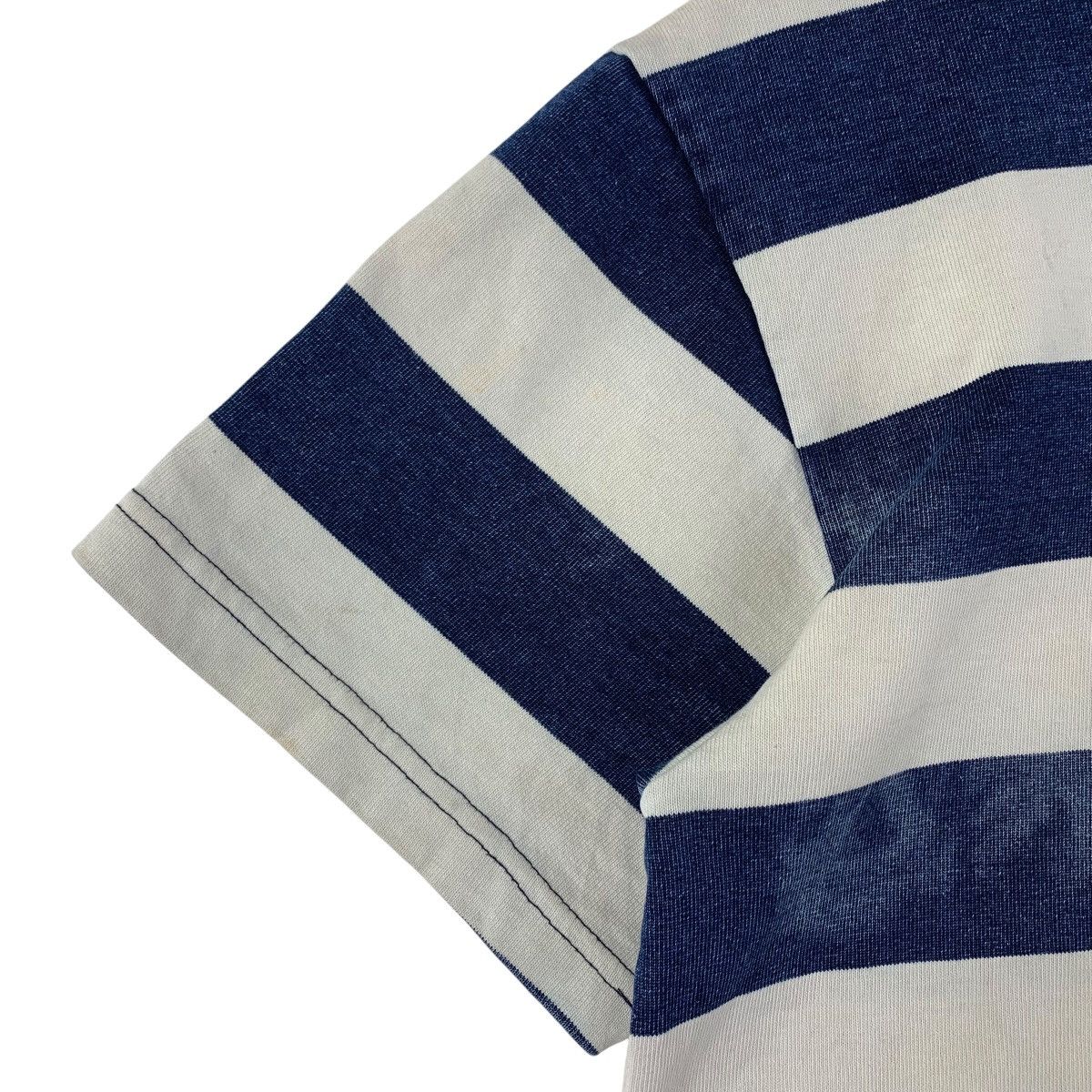 Vintage HOUSTON U.S NAVY stripe tee Size US M / EU 48-50 / 2 - 6 Thumbnail