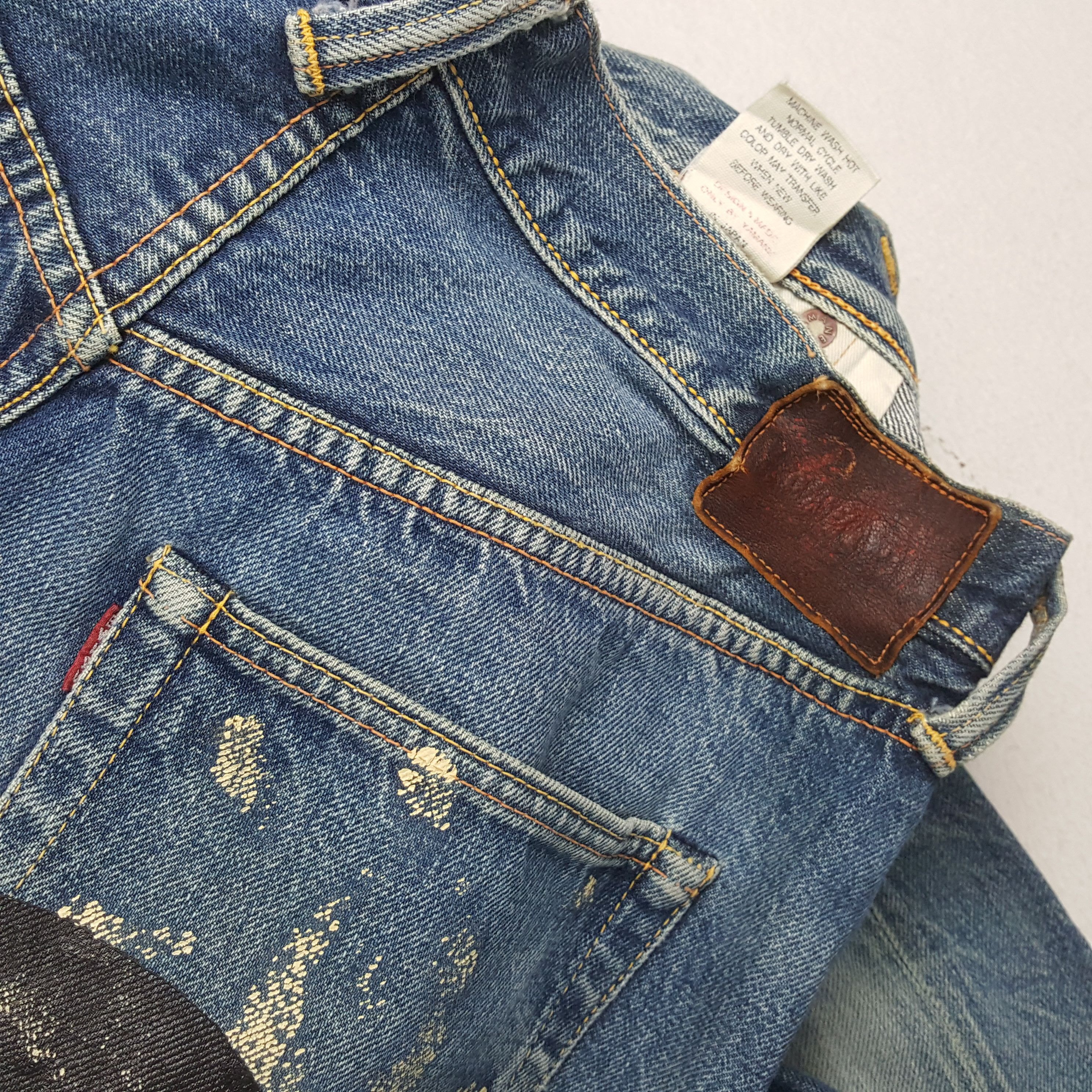 Evisu × Japanese Brand × Vintage Vintage EVISU Japanese Brand Daicock Custom Distressed Jean Size US 32 / EU 48 - 15 Thumbnail