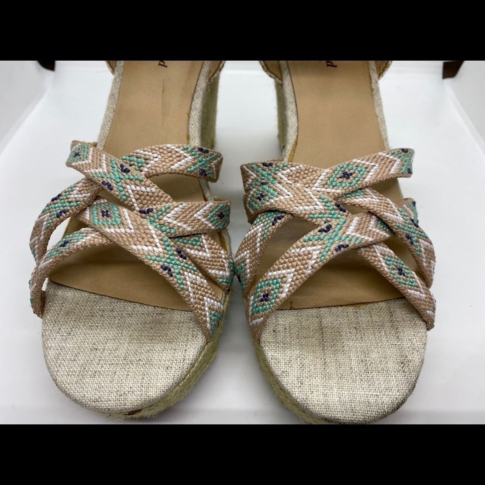Lucky Brand Lucky Brand Mahima Wedge Sandal Size US 9 / IT 39 - 2 Thumbnail