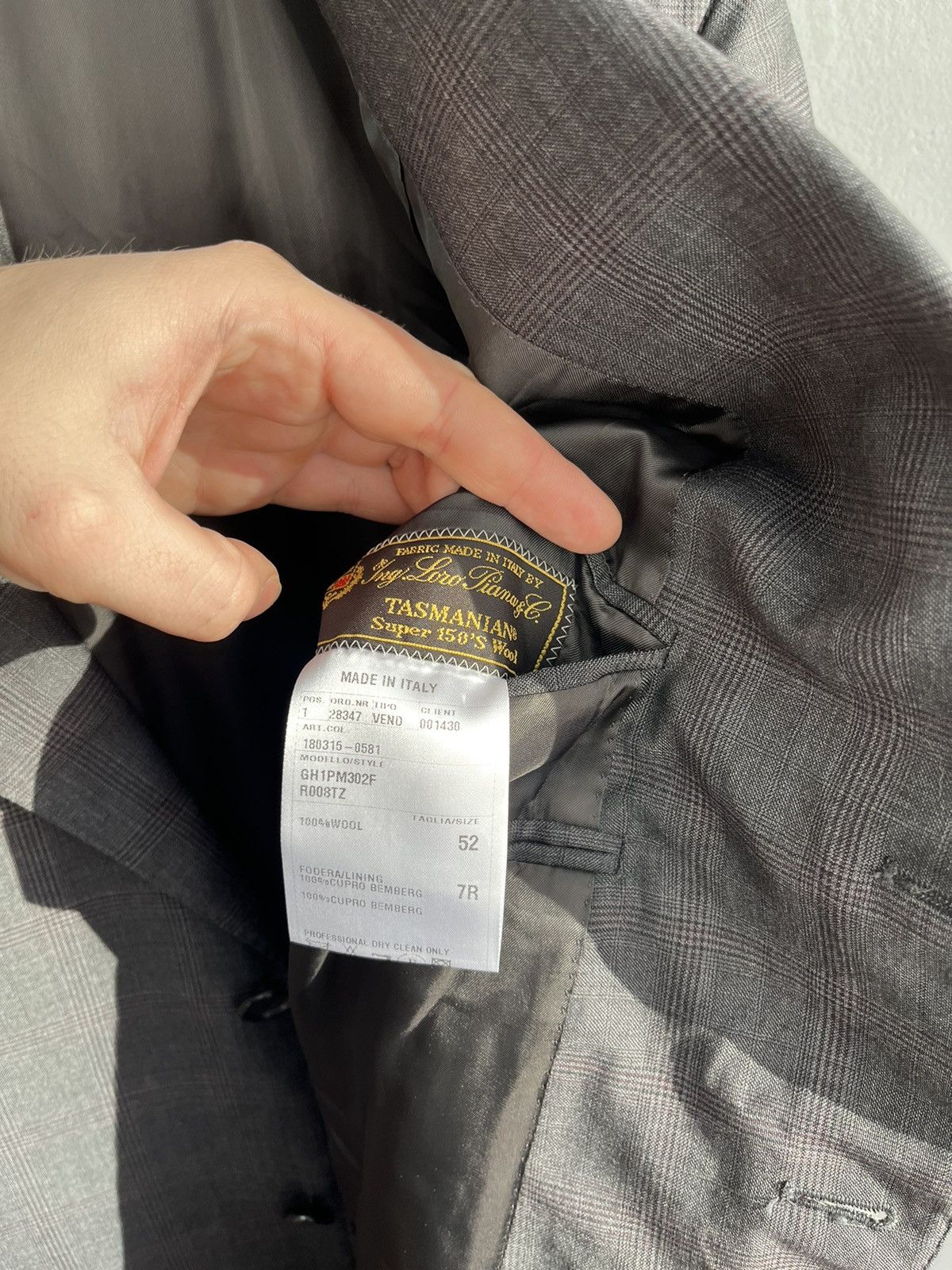 Caruso × Loro Piana Caruso suit Size 52R - 11 Thumbnail