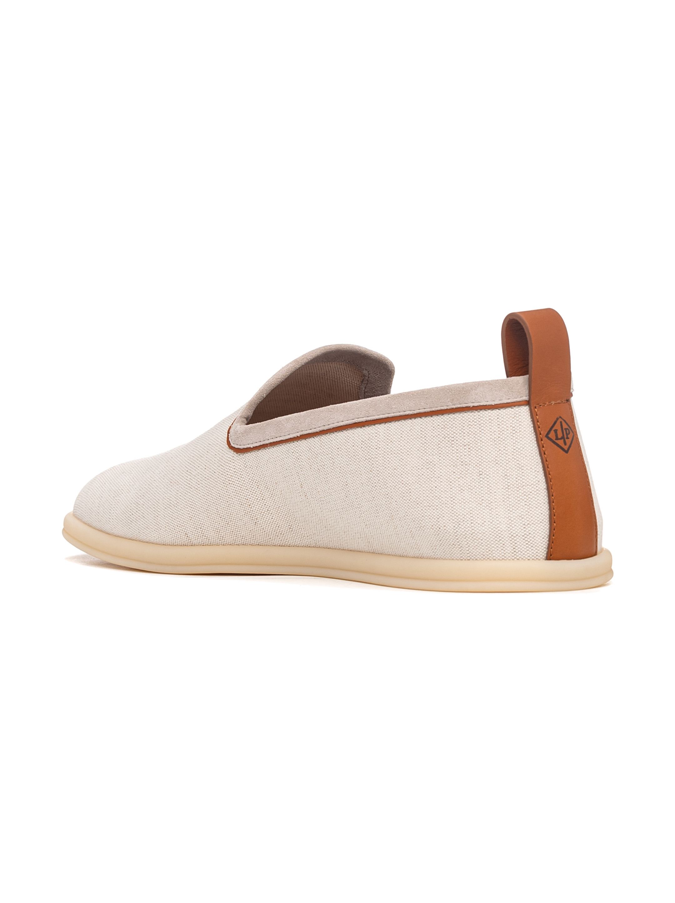 Loro Piana o1w1db10125 FAN2463 Venice Walk Loafers in Off White Size US 12 / EU 45 - 3 Thumbnail