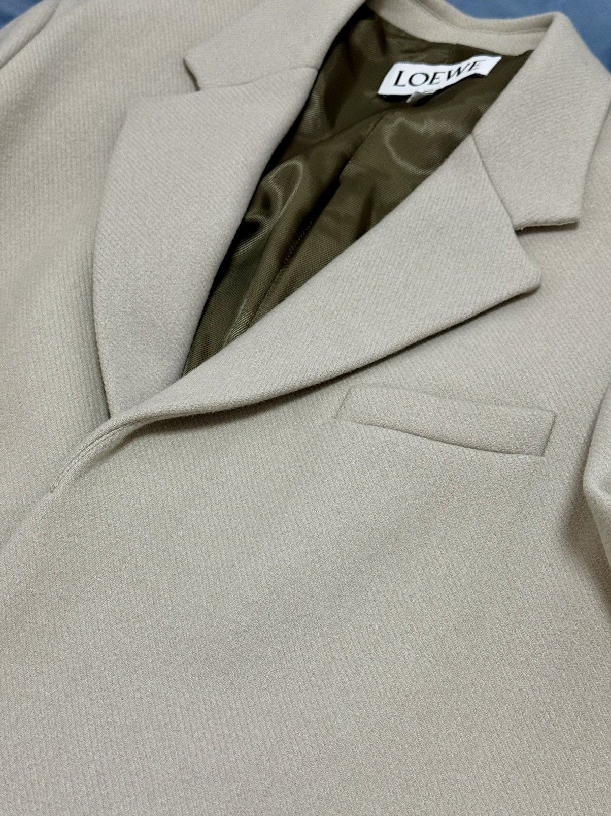 Loewe Loewe light beige wool coat 48 Size US M / EU 48-50 / 2 - 4 Thumbnail
