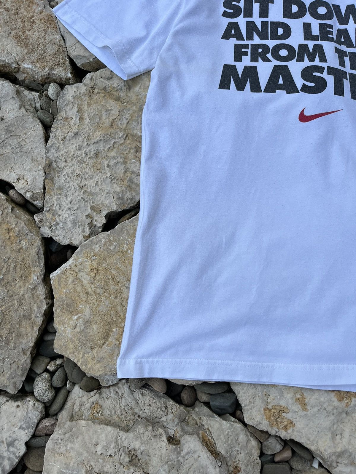 Nike × Vintage Nike Sit Down And Learn From The Master y2k t-shirt tee hype Size US L / EU 52-54 / 3 - 6 Thumbnail