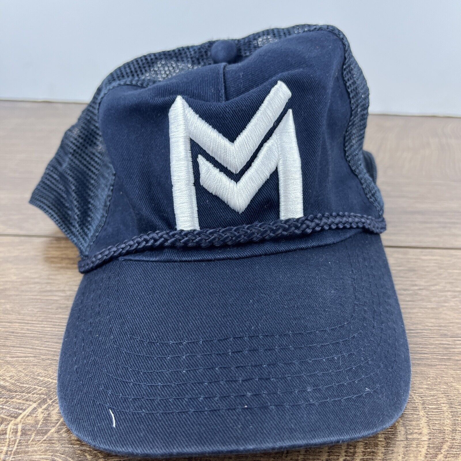 Other MM Hat Blue Hat Adjustable Adult Size Hat Cap Size ONE SIZE - 3 Thumbnail