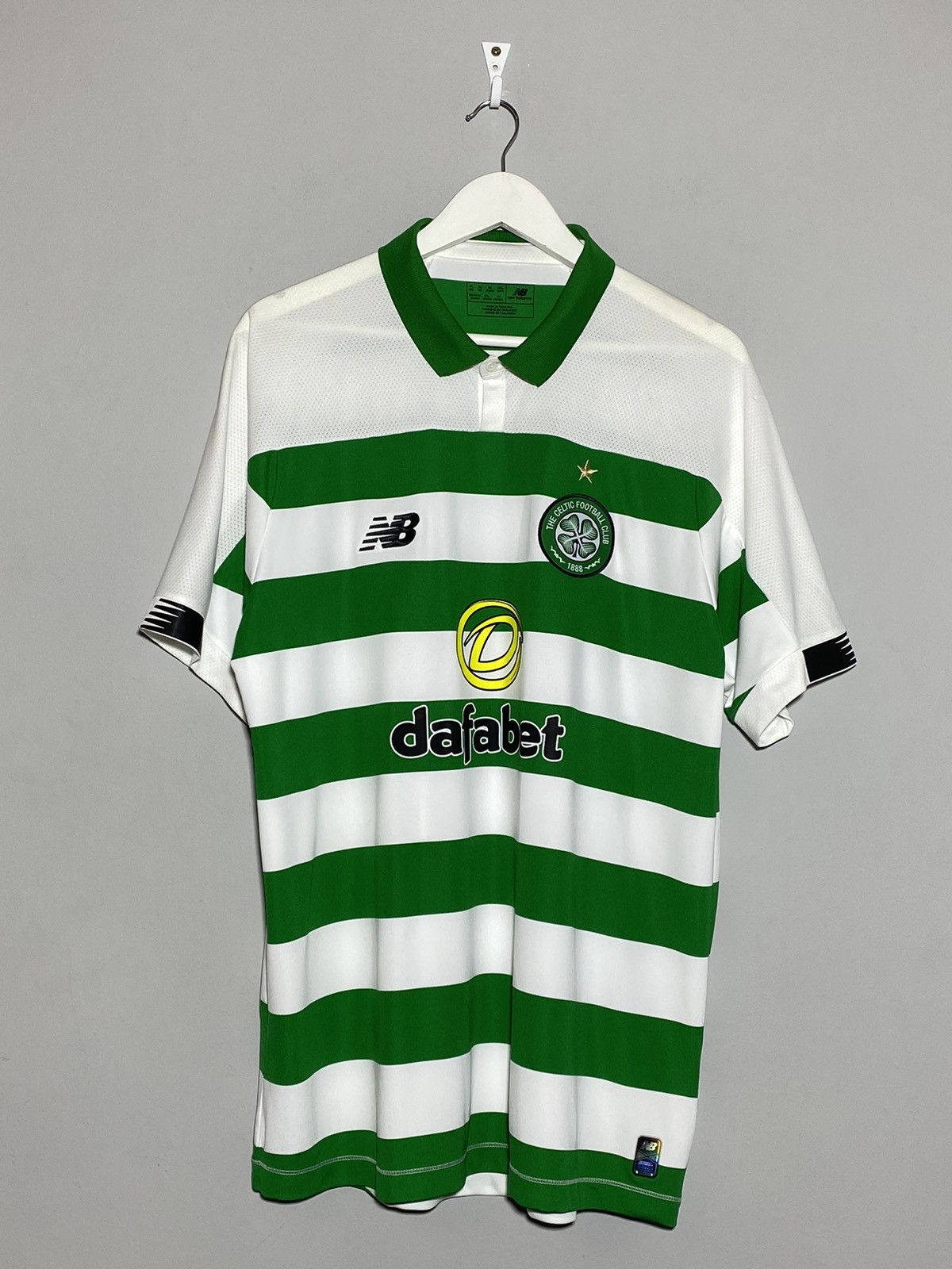 New Balance New Balance Celtic FC Football Shirt 2019 2020 Size US XL / EU 56 / 4 - 1 Thumbnail