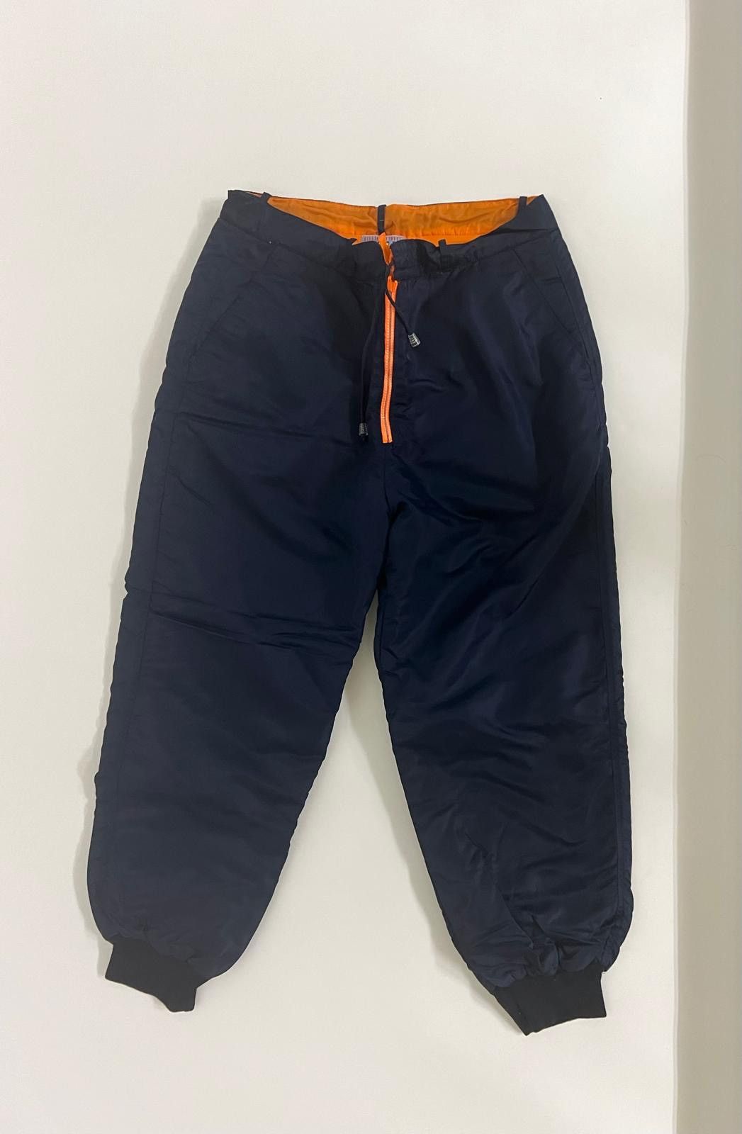Walter Van Beirendonck 🎿 W&LT Dark Blue Tech Ski Pants — Archive Size US 34 / EU 50 - 2 Thumbnail