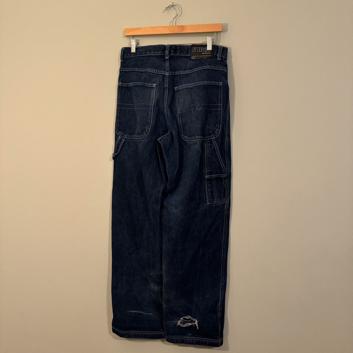 Vintage VINTAGE Y2K BAGGY DENIM BLUE VIBES SKATER JEANS JNCO STYLE Size US 32 / EU 48 - 8 Thumbnail