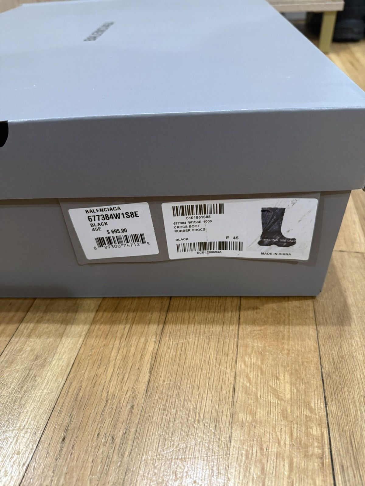 Balenciaga Balenciaga croc boots Size US 12 / EU 45 - 6 Thumbnail