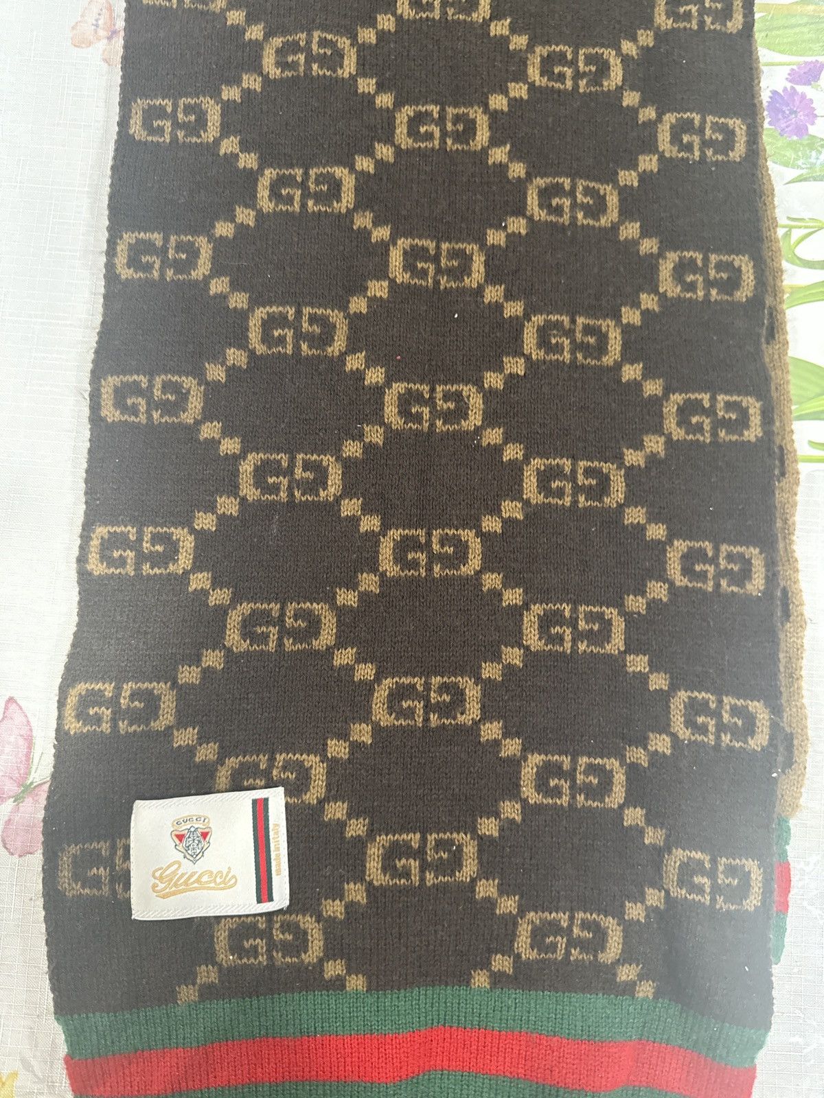 Gucci Gucci vintage scarf Size 46 - 2 Thumbnail