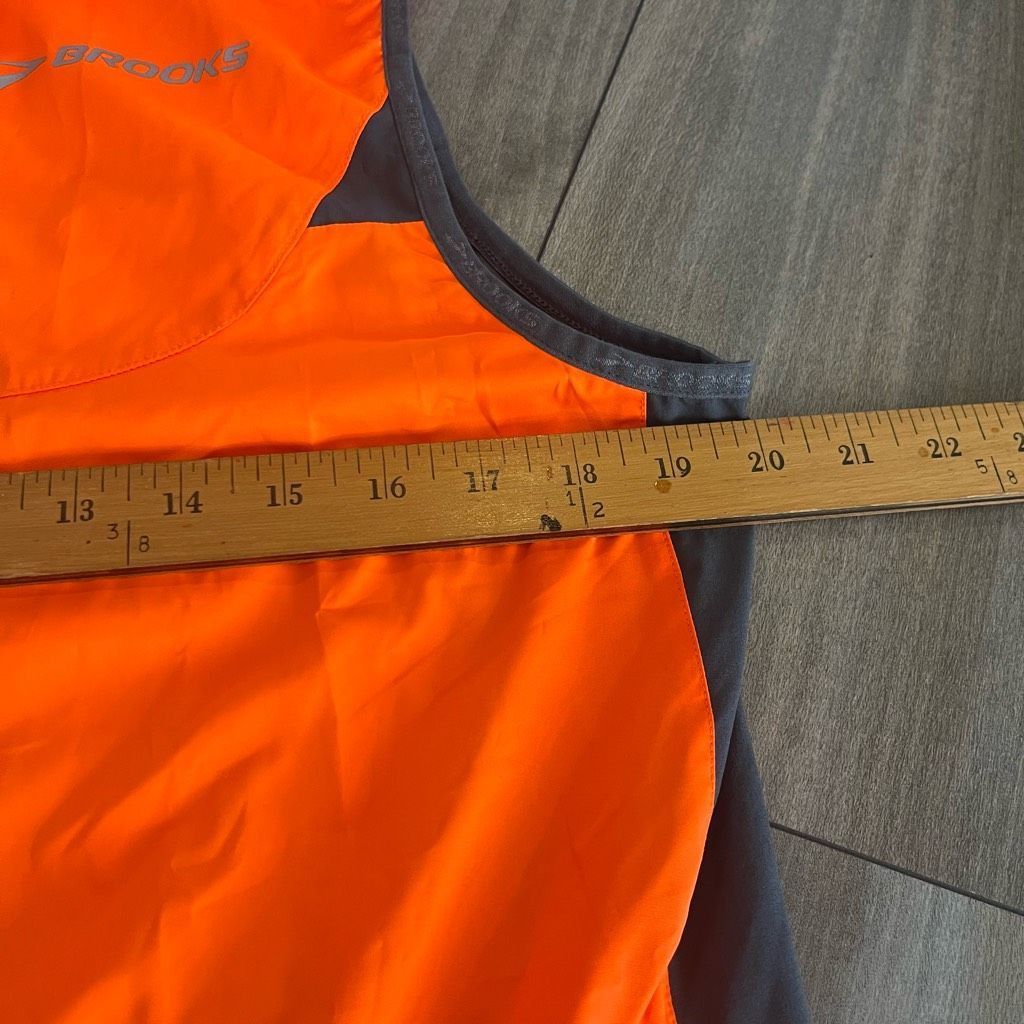 Brooks Brooks Orange Athletic Running Vest Men Small Size S / US 4 / IT 40 - 3 Thumbnail