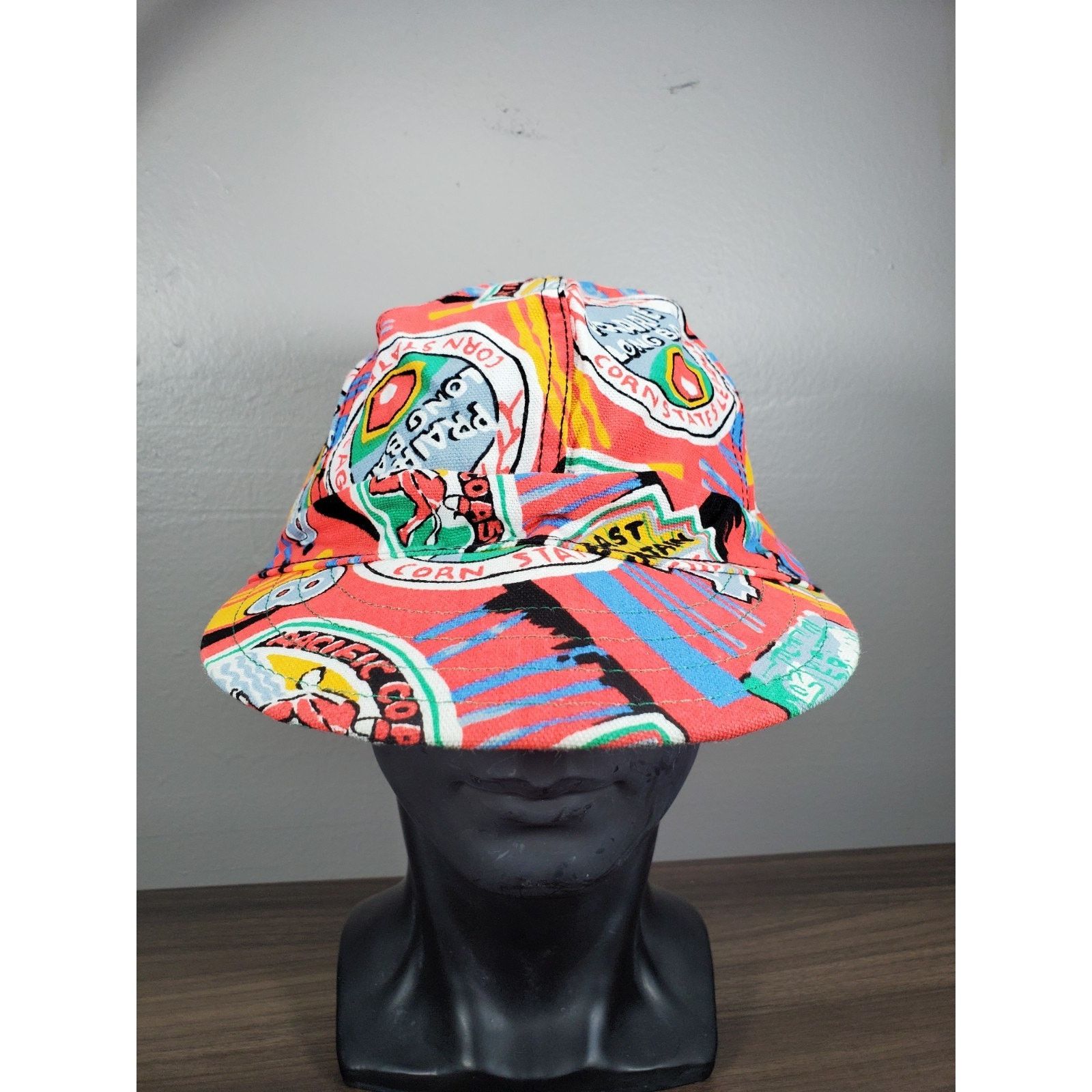 Stormy Kromer × Vintage Kromer Baseball All Over Print Fitted Railroad Hat Cap 7 1/8 Size ONE SIZE - 2 Thumbnail