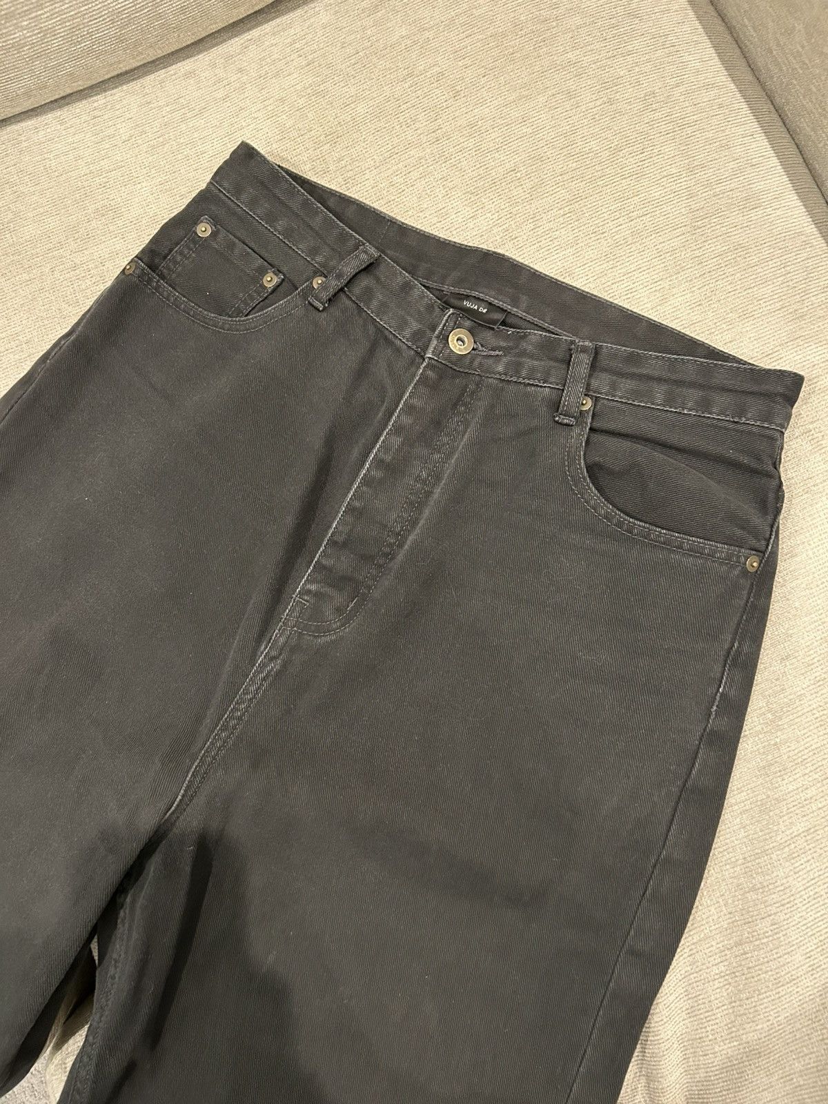 Vuja De VUJA DE LUKE PL BAGGY JEANS IN MUDWASH BLACK | Grailed