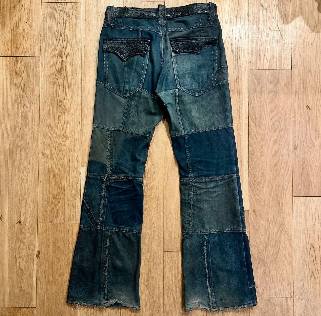 Yasuyuki Ishii Yasuyuki Ishii Leather Variant Denim Size US 32 / EU 48 - 2 Thumbnail