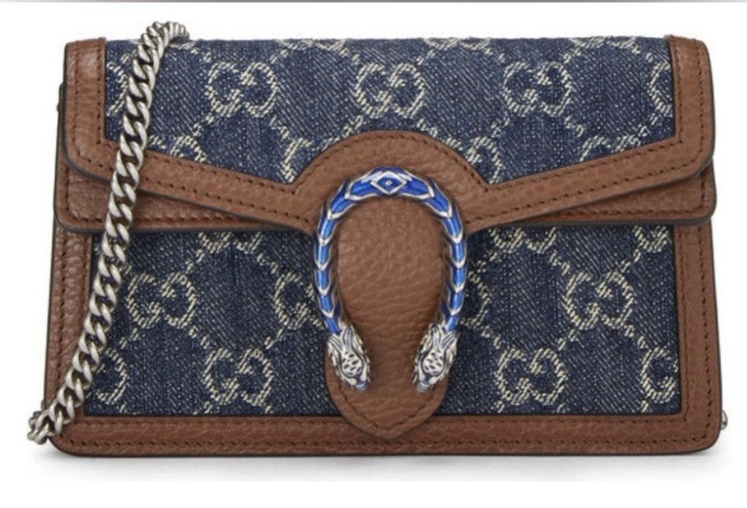 Gucci Gucci Dionysus Bag GG Denim Super Mini Size ONE SIZE - 1 Thumbnail