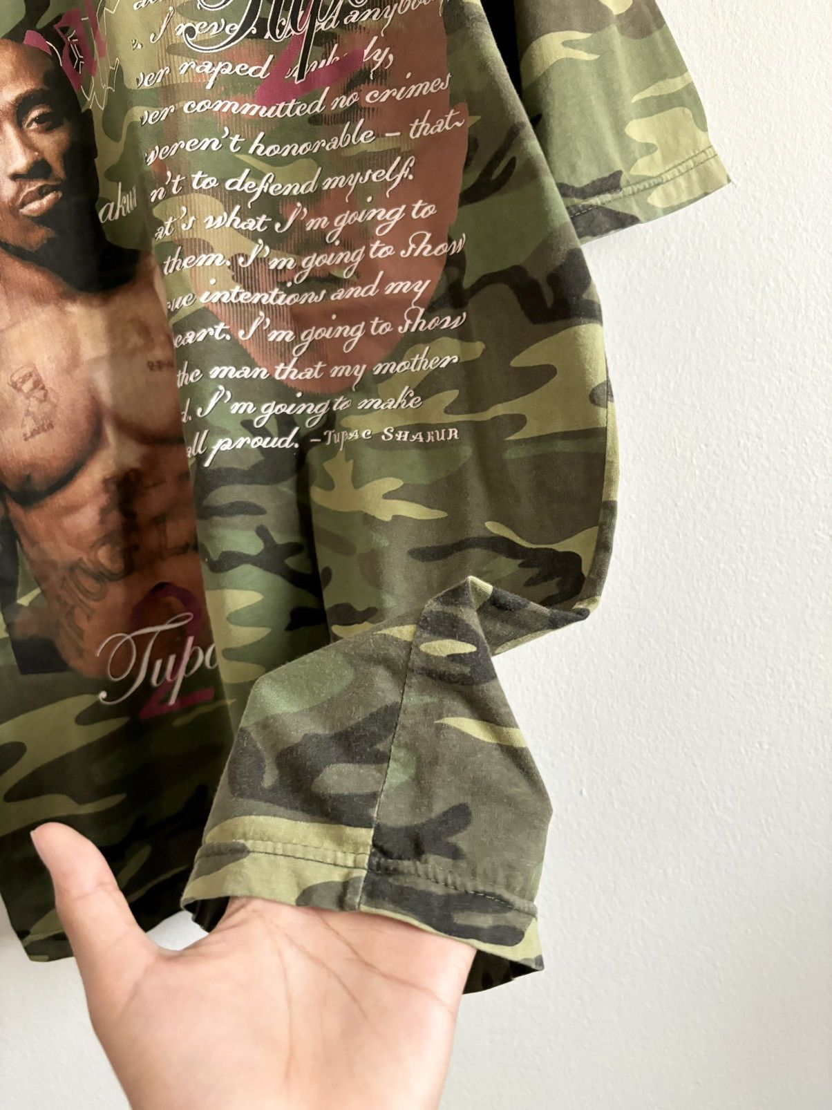 Rap Tees VINTAGE 2PAC RAPTEES TEE SHIRT BOOTLEG Size US L / EU 52-54 / 3 - 3 Thumbnail