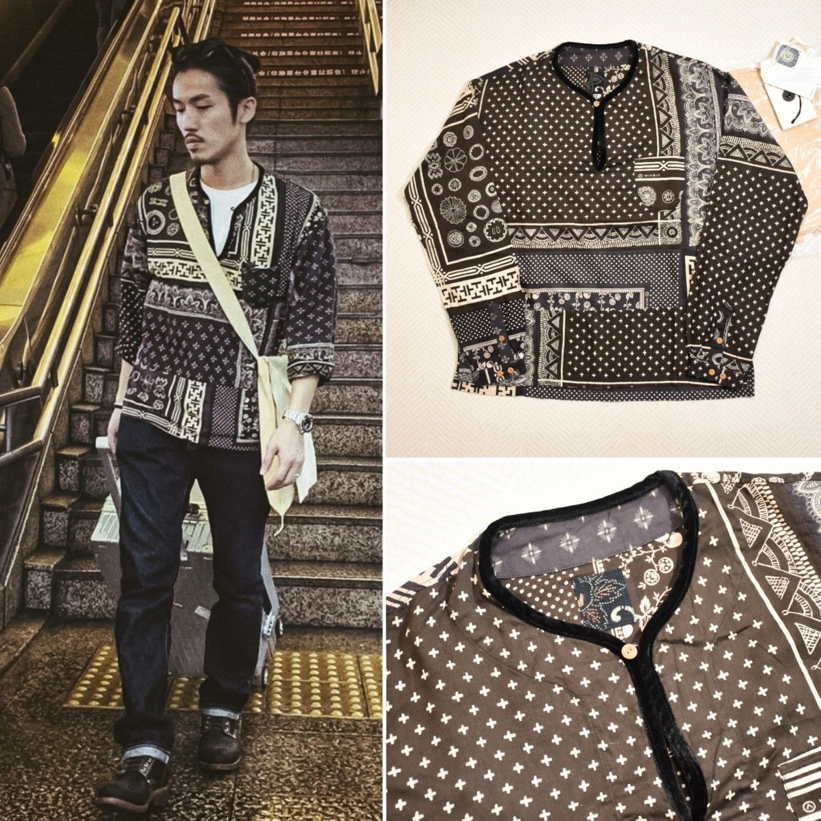 【visvim】 ICT PO tunic Size4 visvim Tunic P.O. Black | HAVEN