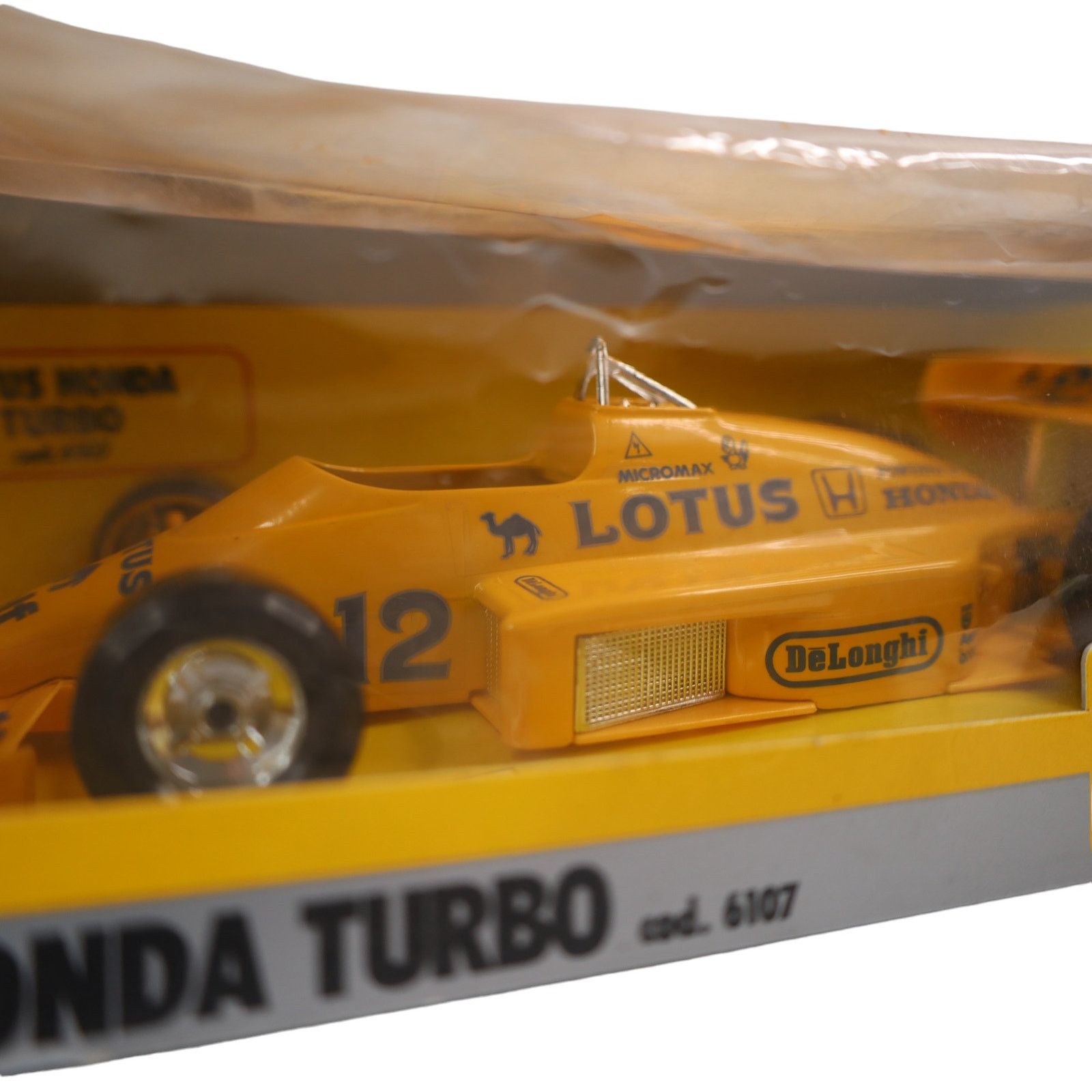 Vintage Vintage Burago Lotus Honda Turbo Die Cast Race Car Toy Size ONE SIZE - 3 Thumbnail