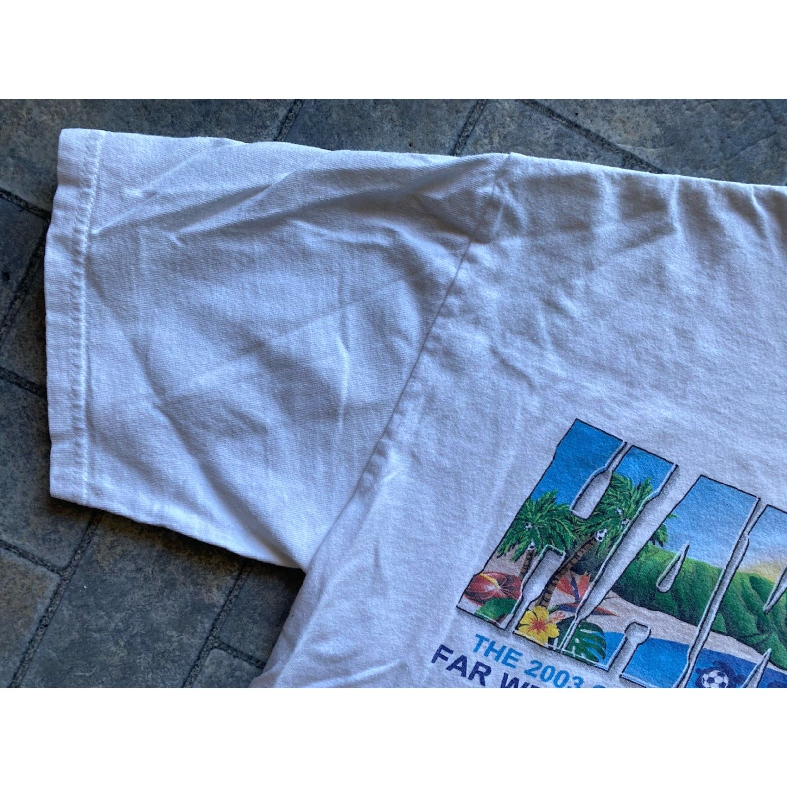 Adidas Adidas T Shirt Men S White Hawaii 2003 Snickers Soccer Championships Far West Size US S / EU 44-46 / 1 - 7 Thumbnail
