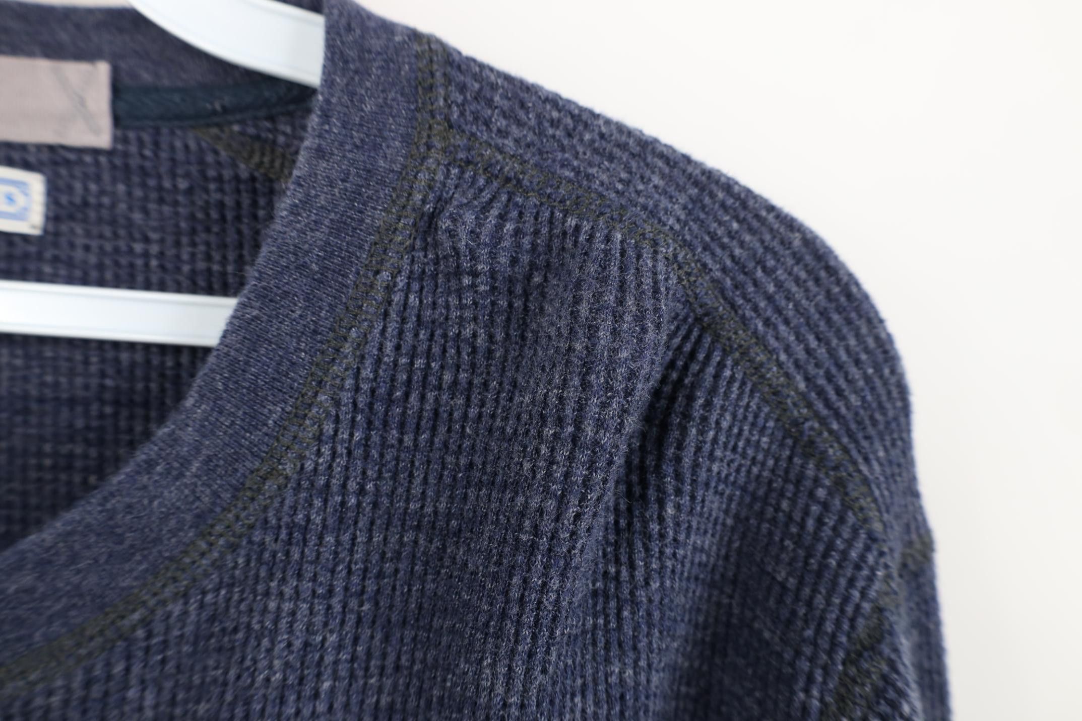 Wallace & Barnes Wallace & Barnes Waffle Knit Long Sleeve Henley T-Shirt Size US XL / EU 56 / 4 - 6 Thumbnail