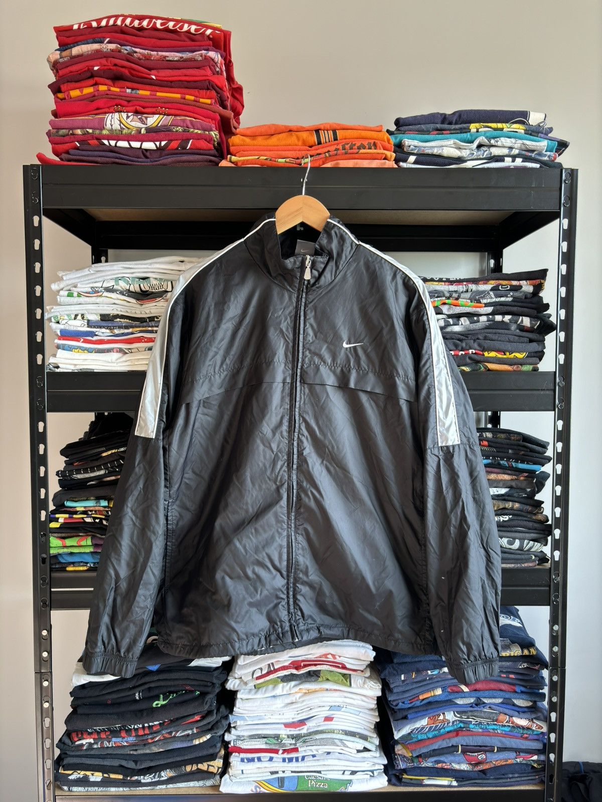 Nike Vintage Nike Nylon Y2K Track Light Jacket Drip Drill 90s Rap Size US L / EU 52-54 / 3 - 1 Thumbnail