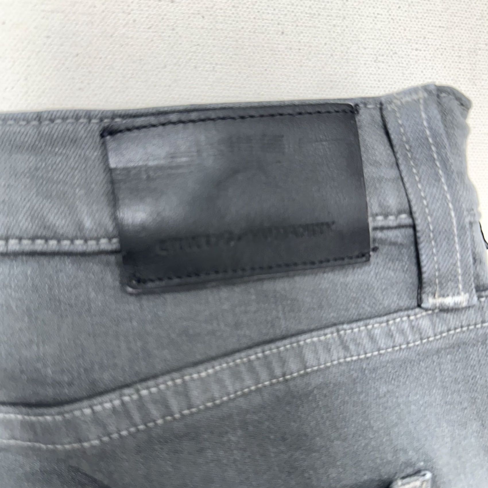 Citizens Of Humanity Citizens of Humanity The Adler Slim Straight Jeans Mens 34x26 Gray Size US 34 / EU 50 - 7 Thumbnail