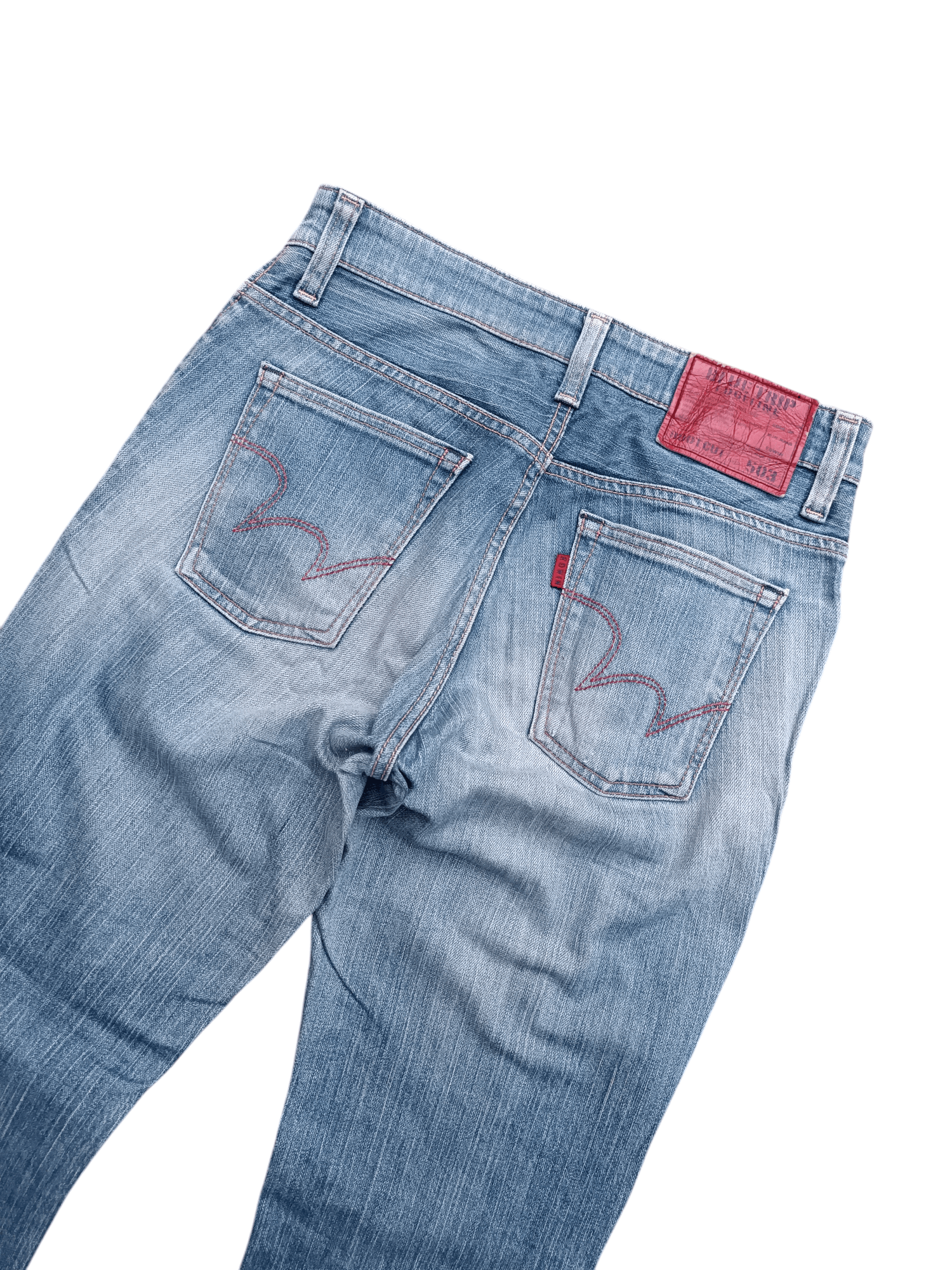 Edwin × Japanese Brand ARCHIVAL EDWIN 503 BOOT CUT REGULAR BLUE WASH DENIM Size US 30 / EU 46 - 16 Thumbnail