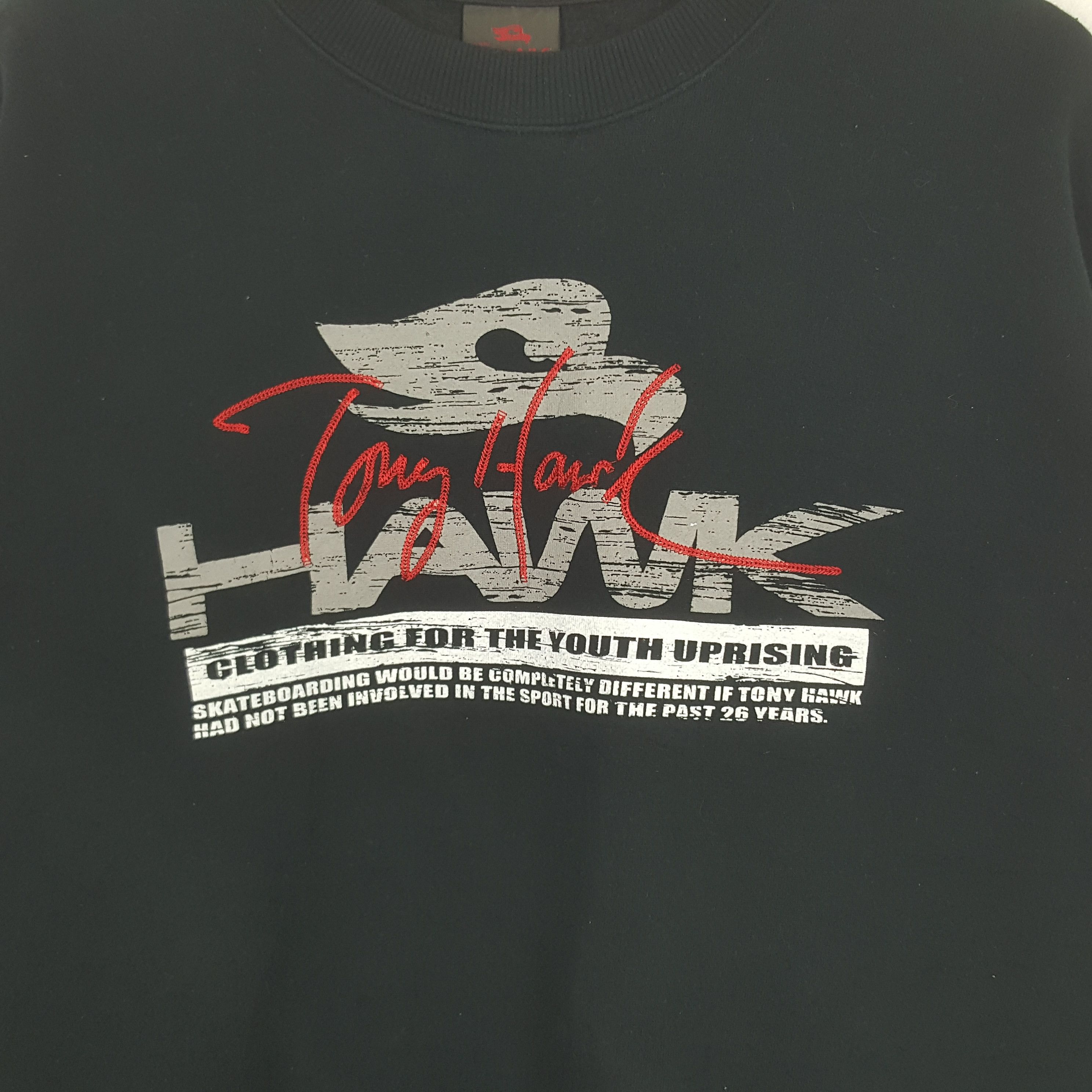 Tony Hawk Vintage Tony Hawk American Skateboard Sweatshirt C292N9 Size US L / EU 52-54 / 3 - 2 Thumbnail