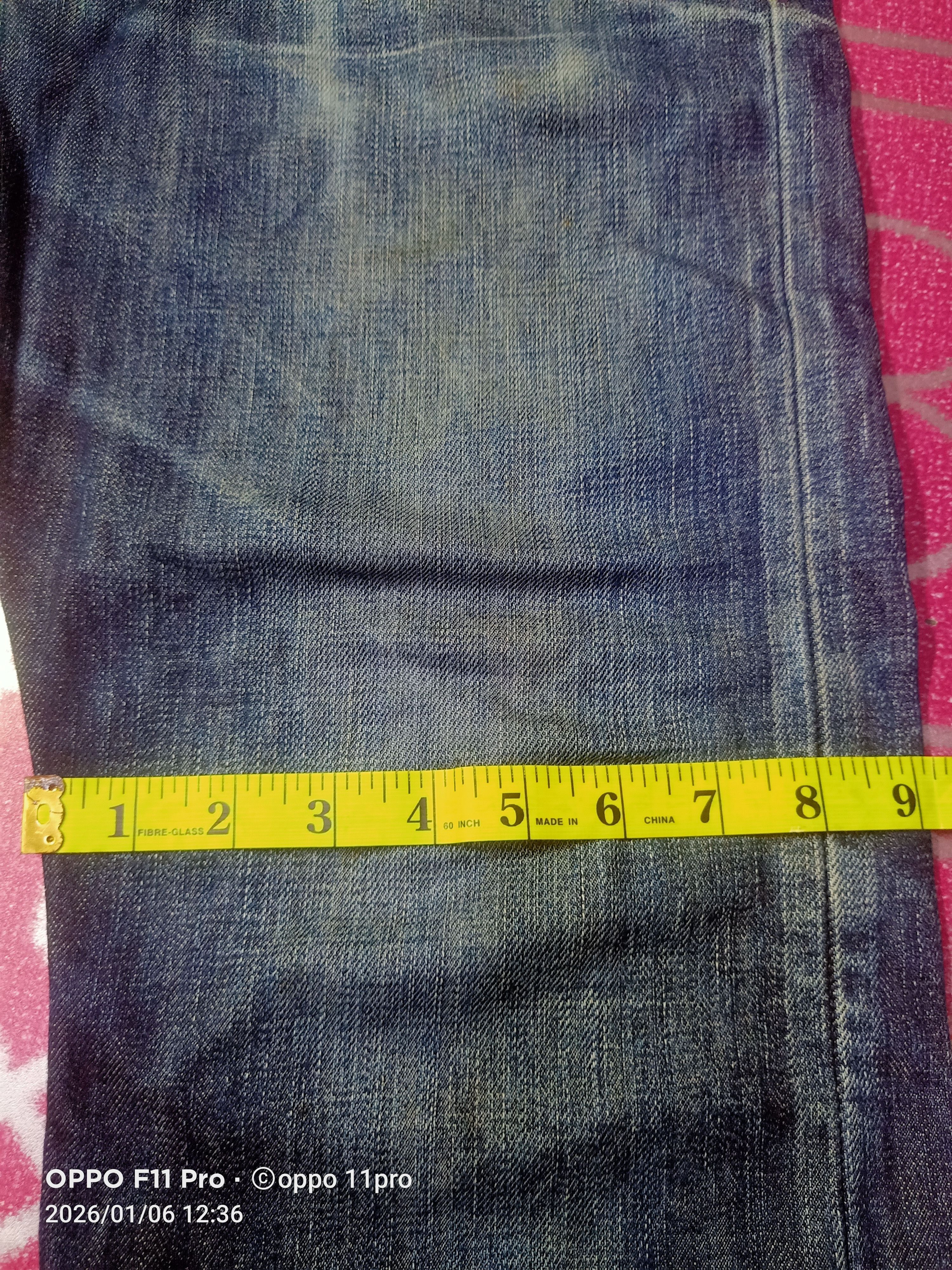 Japanese Brand 🌟Back Number EveryGarment Gurantee Men Denim 🌟 Size US 35 - 10 Thumbnail